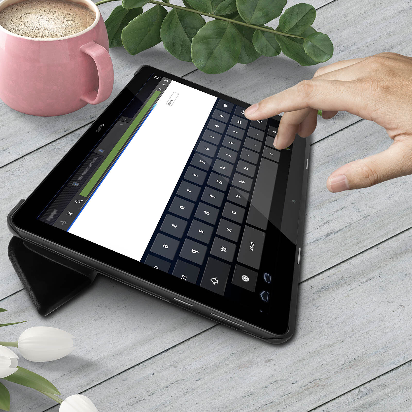 Coque rigide + stylet gratuit pour tablette Huawei MediaPad T5 10