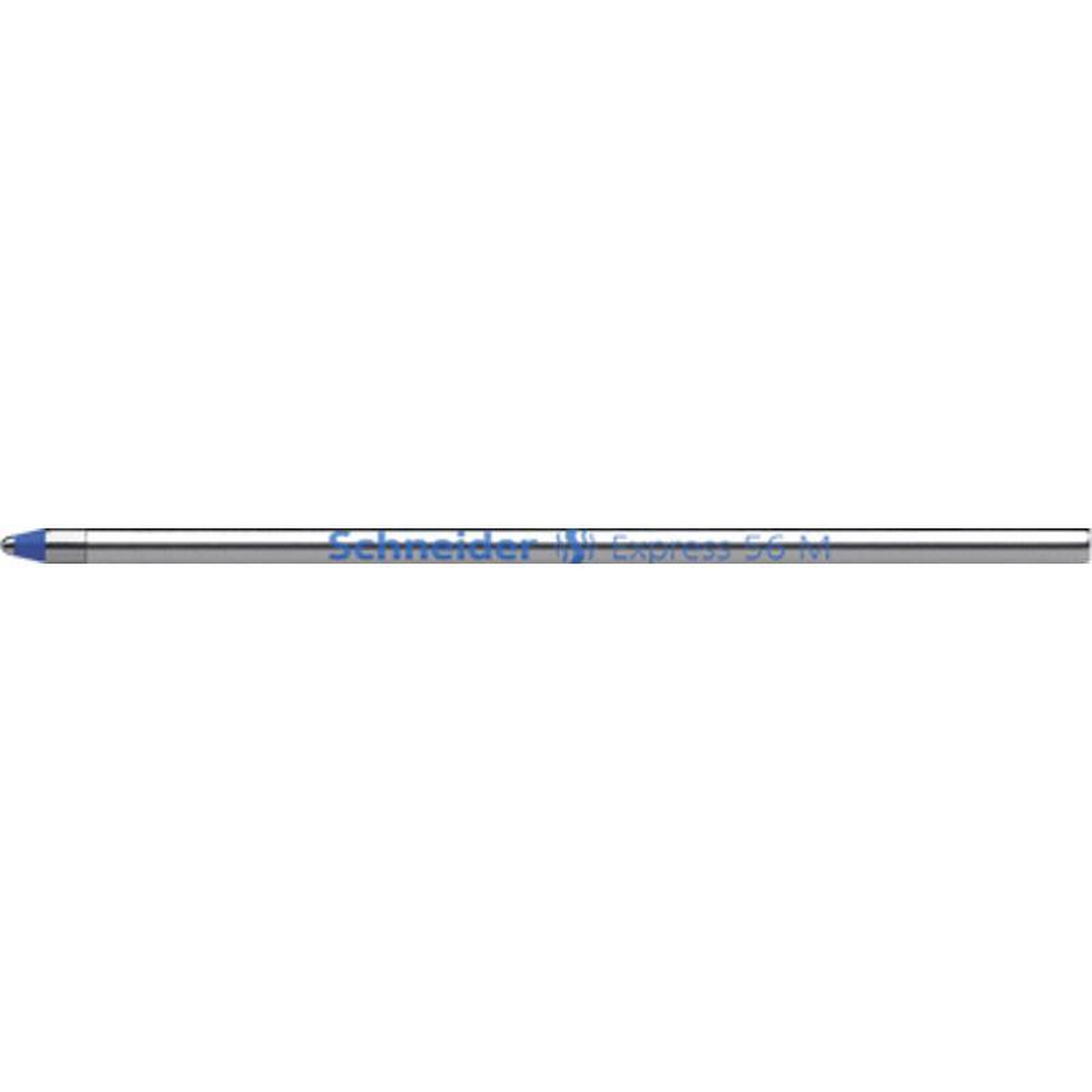 1 recharge stylo bille Express 56, pointe moyenne, bleu