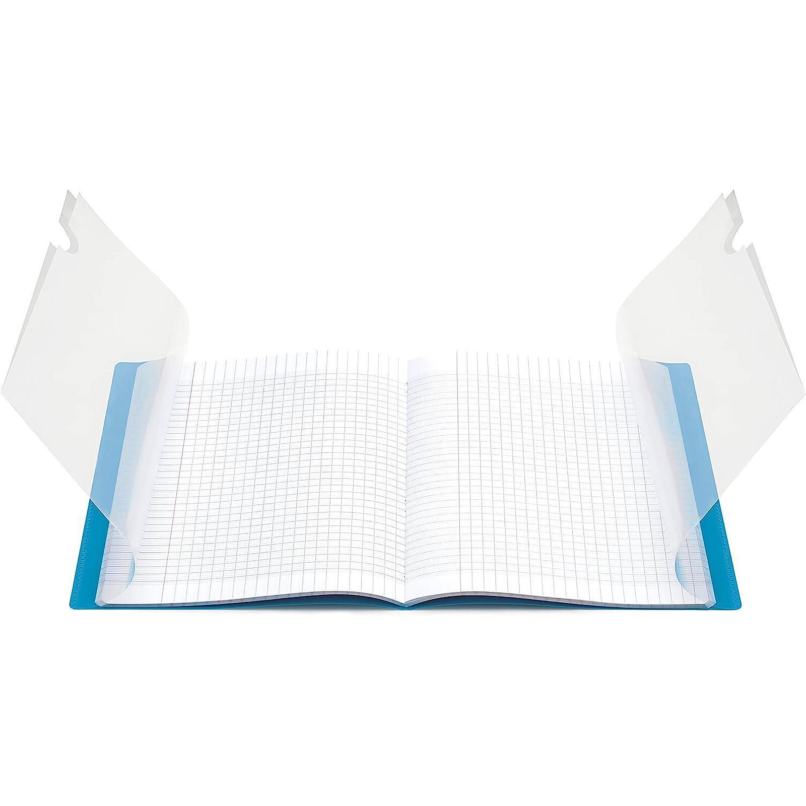 CLAIREFONTAINE Cahier Protège-cahier Koverbook Spirale Polypro A4 160p  Ligné+Marge coloris Aléatoire - Cahier - LDLC