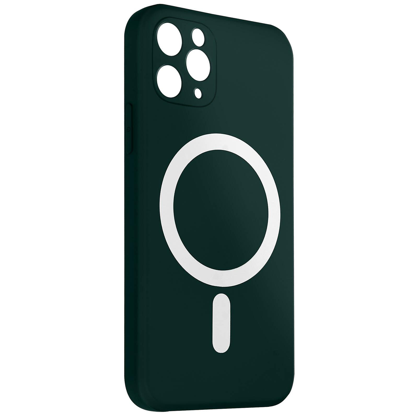 iPhone 11 Magsafe avec cache caméra (vert foncé) 