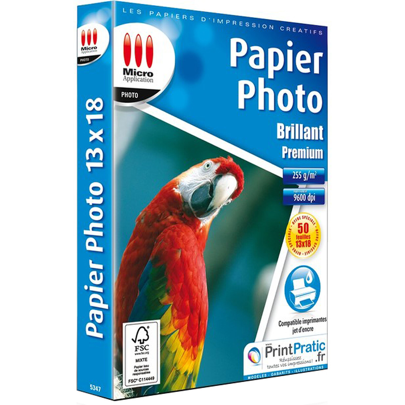 50x Papiers Photos Brillant A4 / 180 g/m²