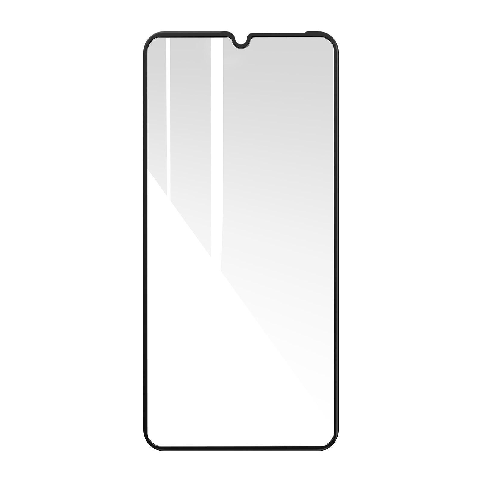 Avizar Coque pour Samsung Galaxy A22 5G Souple et Film Verre Trempé Dureté  9H Transparent au contour Noir - Coque téléphone - LDLC