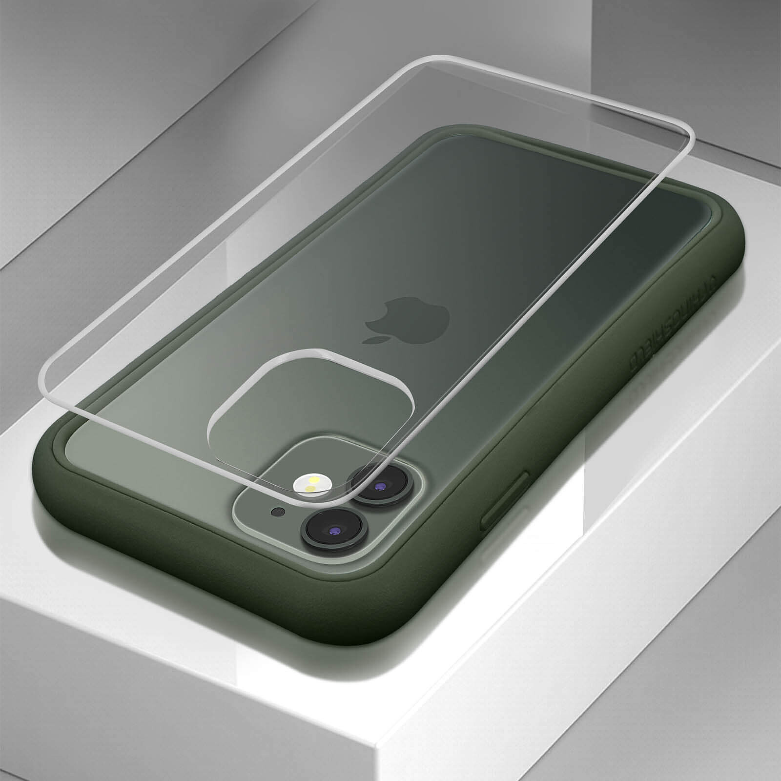 RhinoShield Coque iPhone 11 Modulable Bumper Façade arrière Mod NX Vert  kaki - Coque téléphone - LDLC