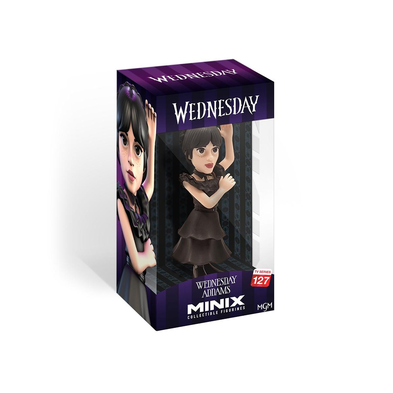 Mercredi - Figurine Minix Mercredi Addams en robe de bal (W4) - Figurines -  LDLC