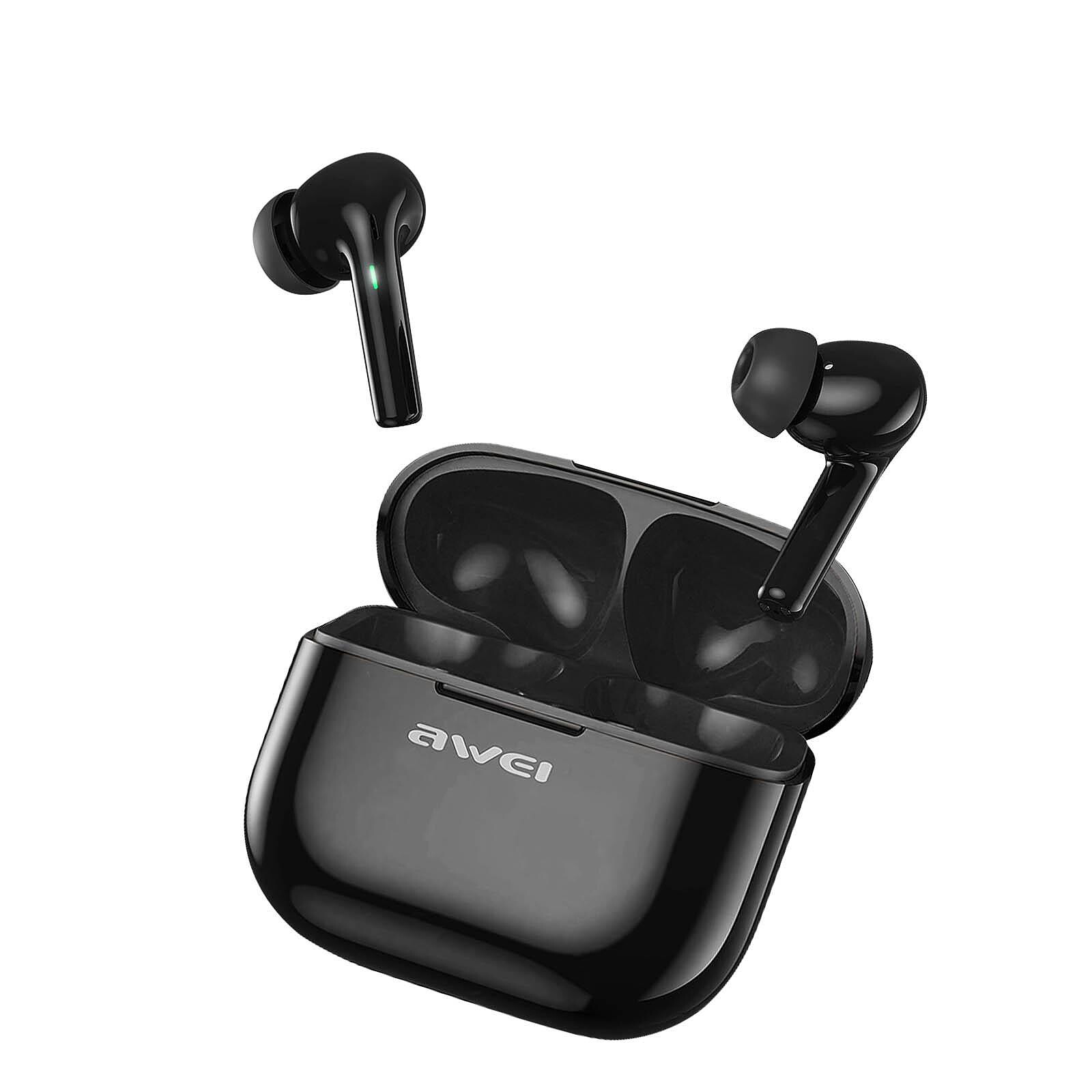 Awei Écouteurs Sans Fil, Bluetooth 5.3 avec Design Compact, Charge