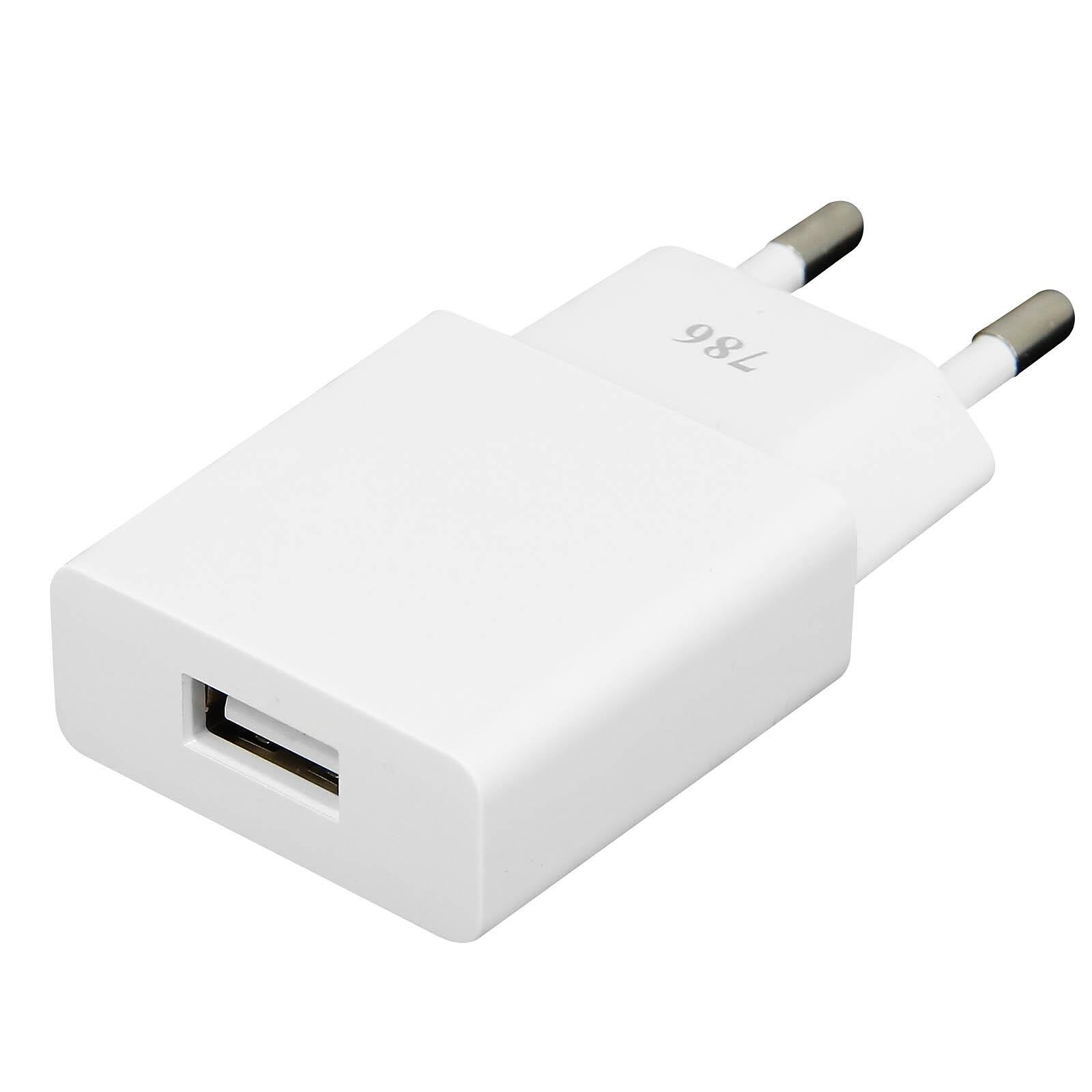 Avizar Chargeur USB Universel 2.1A + Câble type C Charge & Synchro Blanc - Chargeur téléphone Avizar sur LDLC