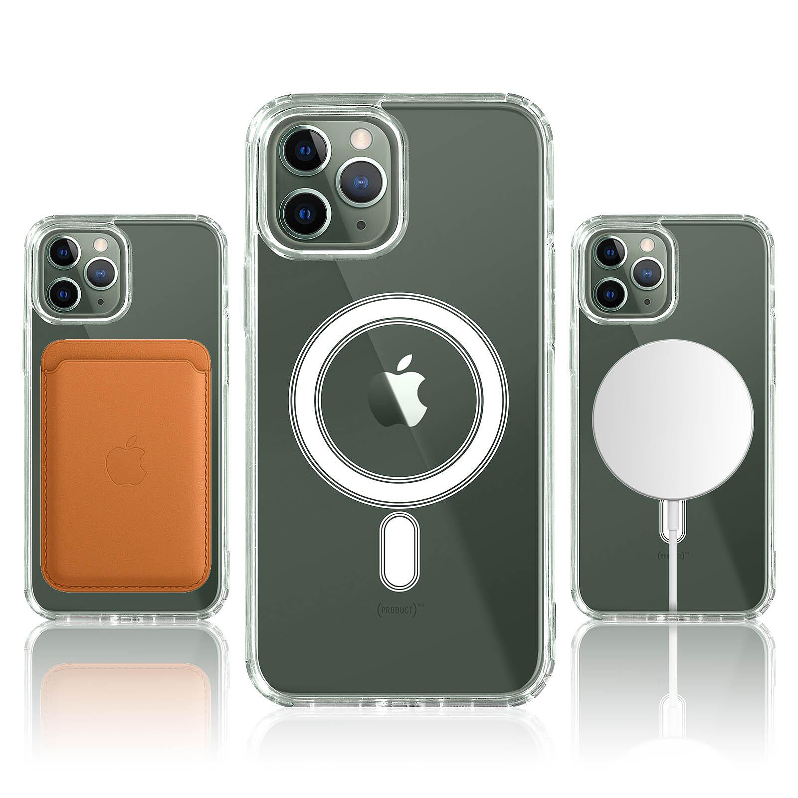 Avizar Coque MagSafe pour iPhone 11 Pro Max Cercle magnétique Rigide  Transparent - Coque téléphone - LDLC