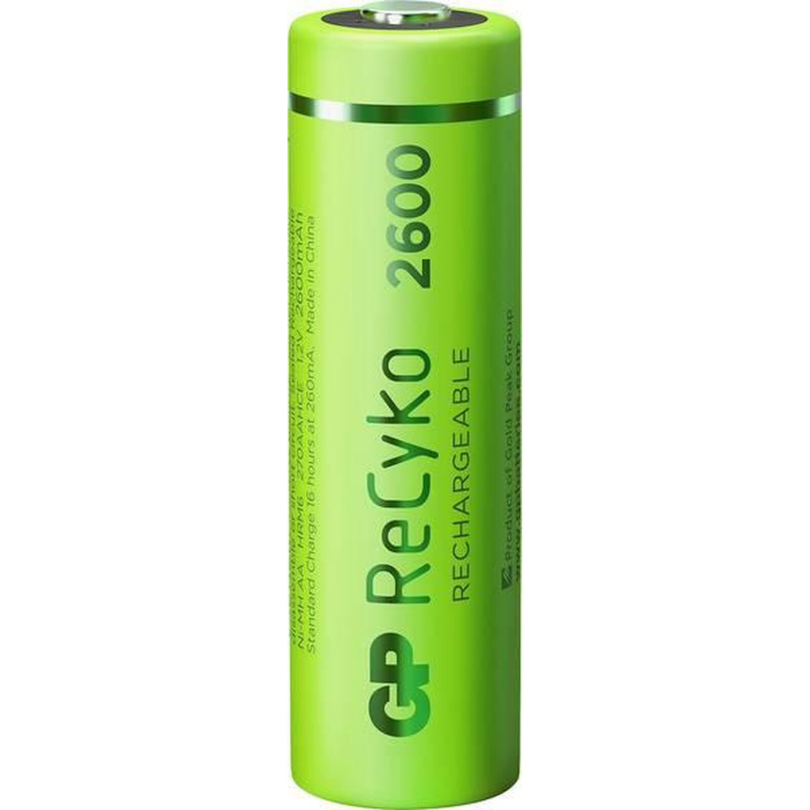 GP Batteries - Pack 4 piles rechargeables AA LR6 ReCyko 2600 mAh - Pile &  chargeur - LDLC