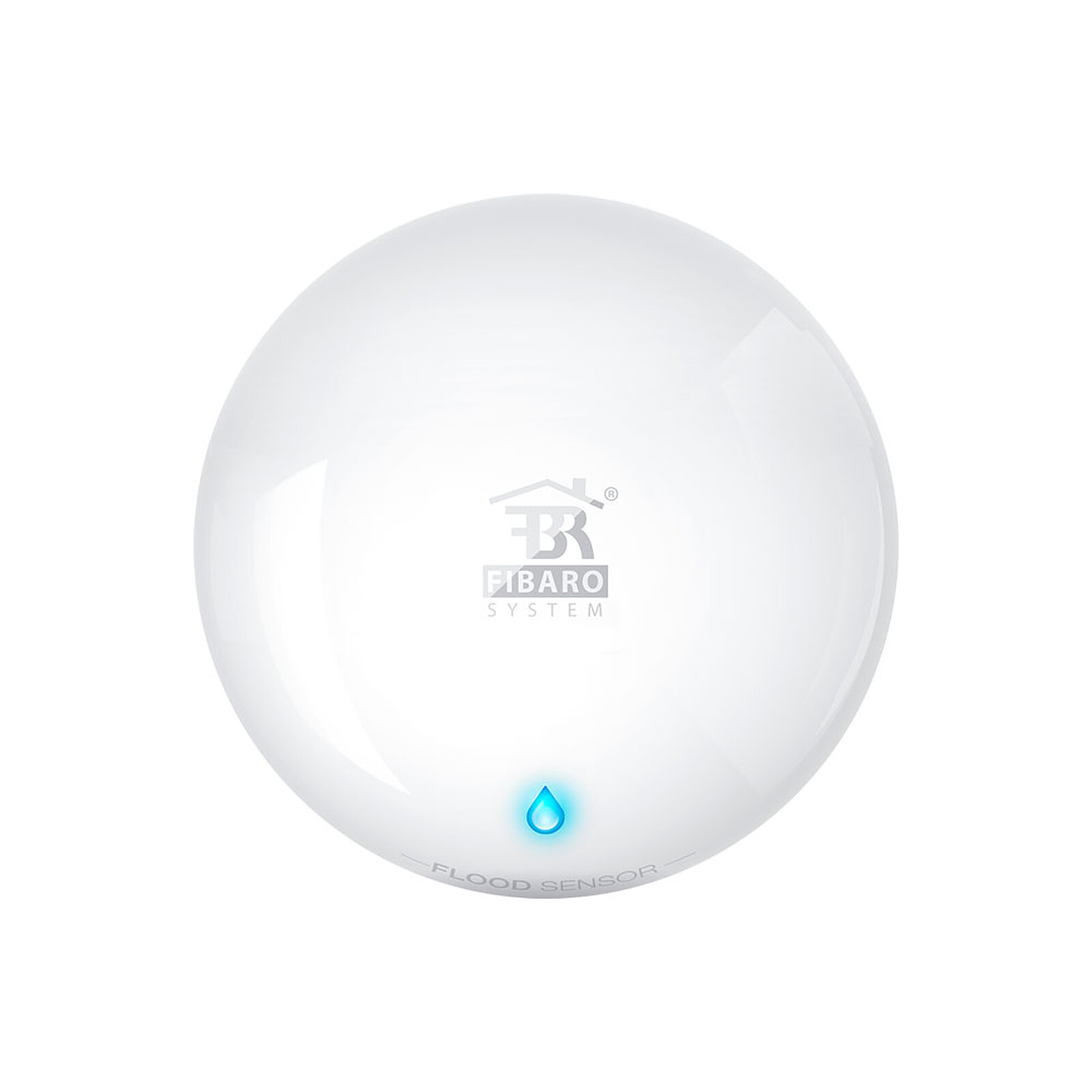 Détecteur de fuite d'eau-détecteur d'inondation Alarme d'eau Détecteurs d' eau sans fil avec alarme sonore et lumineuse, blanc