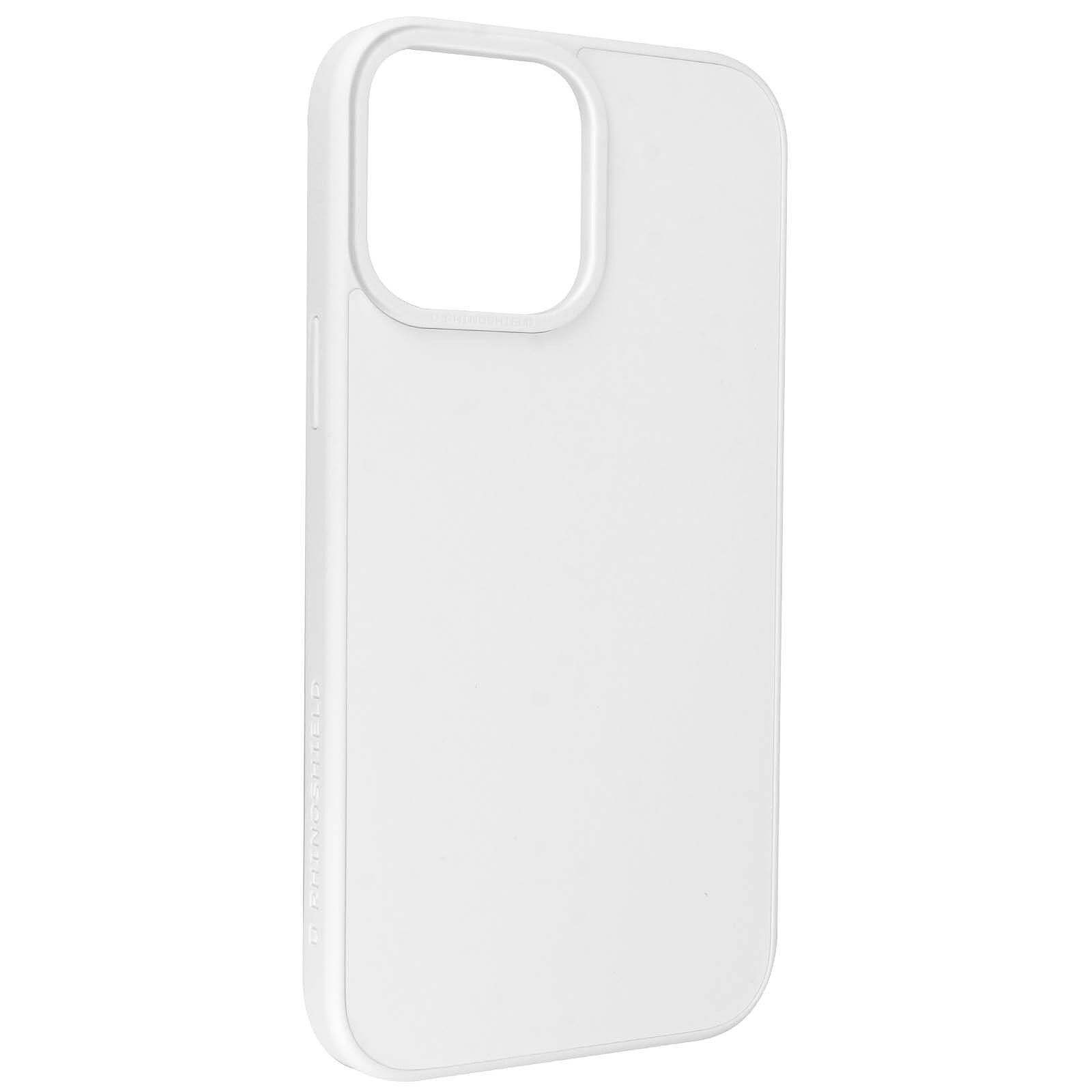 RhinoShield Coque pour iPhone 13 Pro Max Antichoc Soft Touch SolidSuit  Classic Blanc - Coque téléphone RhinoShield sur LDLC
