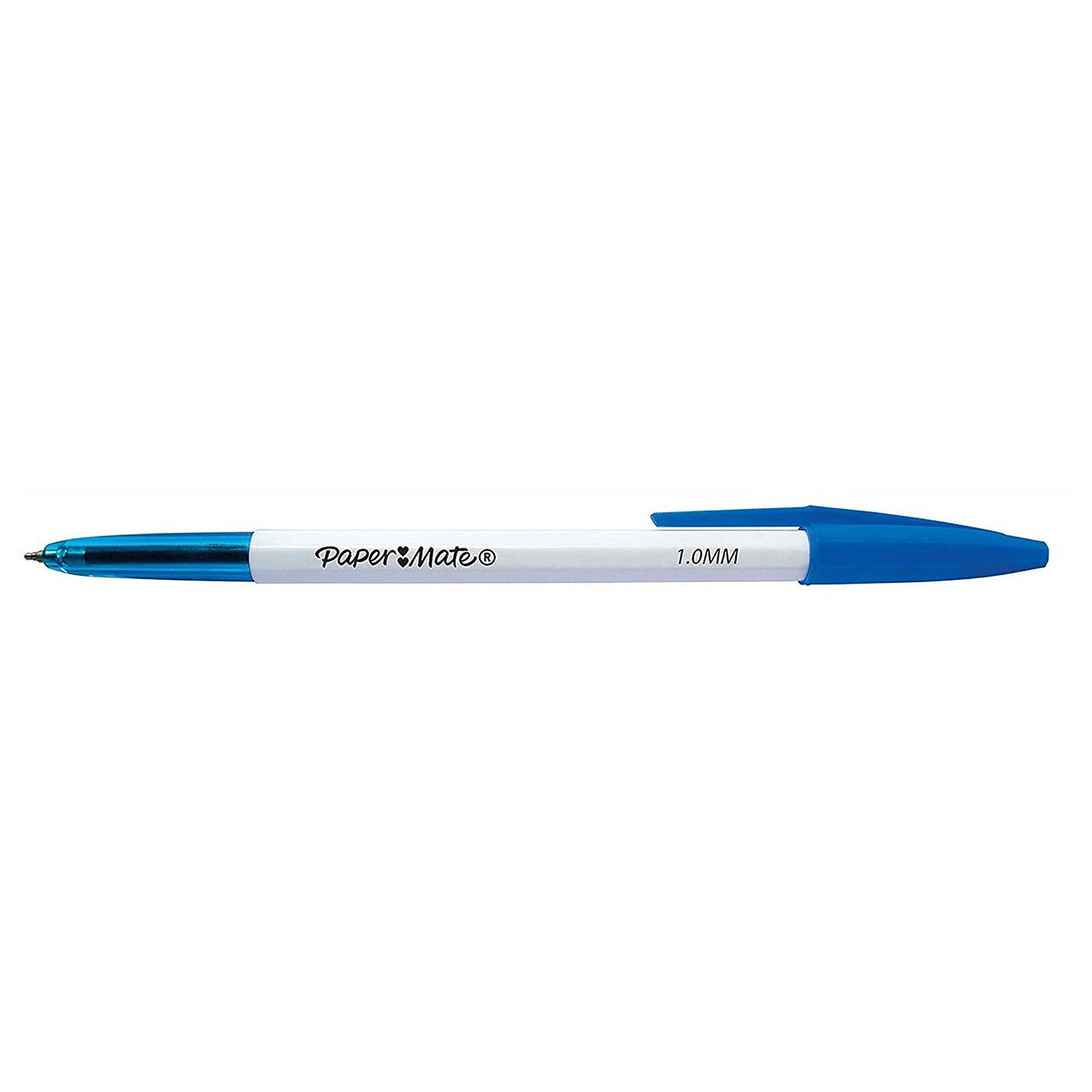 PaperMate lot stylos à bille bleu pointe moyenne