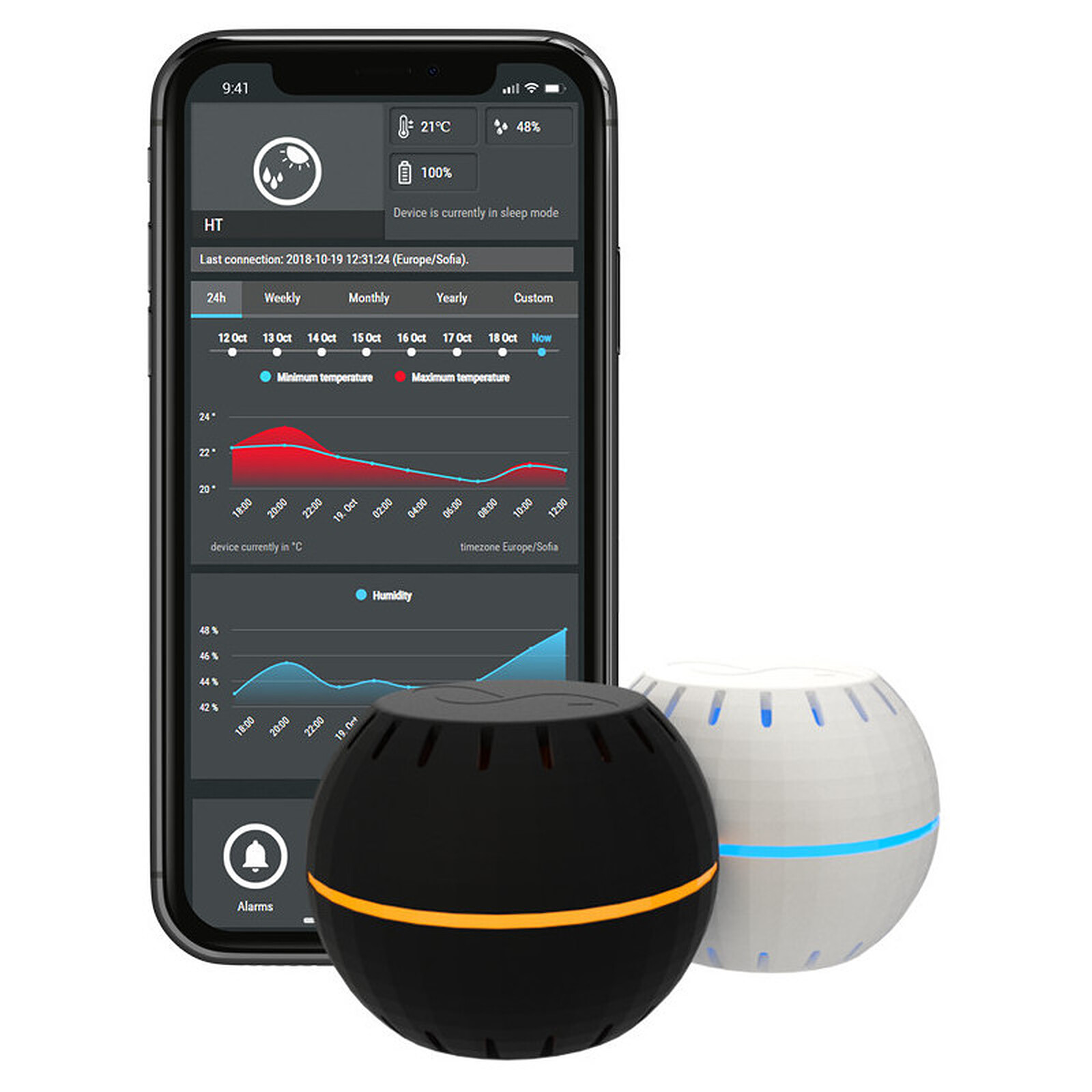 Sonoff - Capteur intelligent de la température et de l'humidité TH Origin  Wifi – SONOFF - Thermostat connecté - LDLC