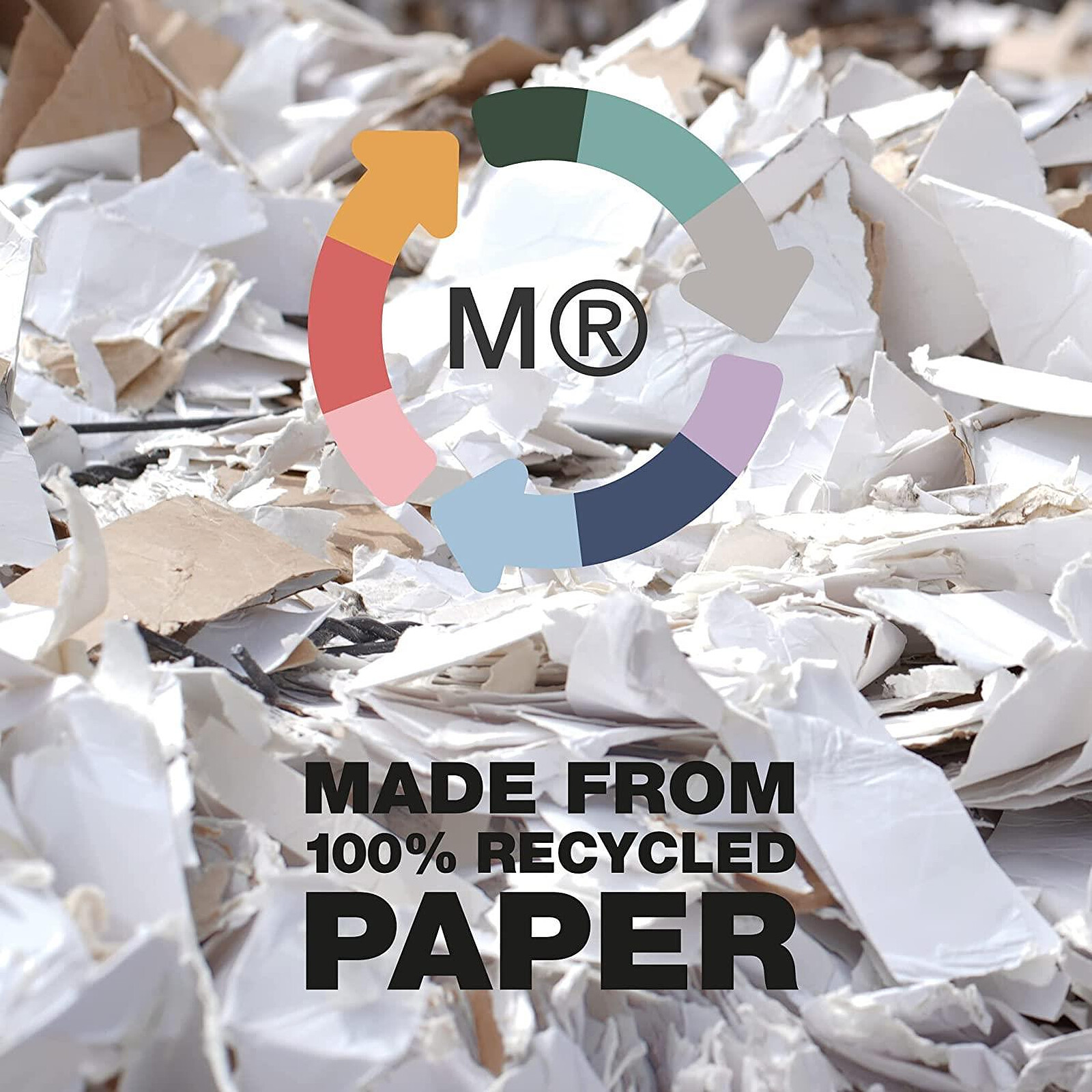 Cahier spirale en papier recyclé 5x5 80 g 148 x 210 mm