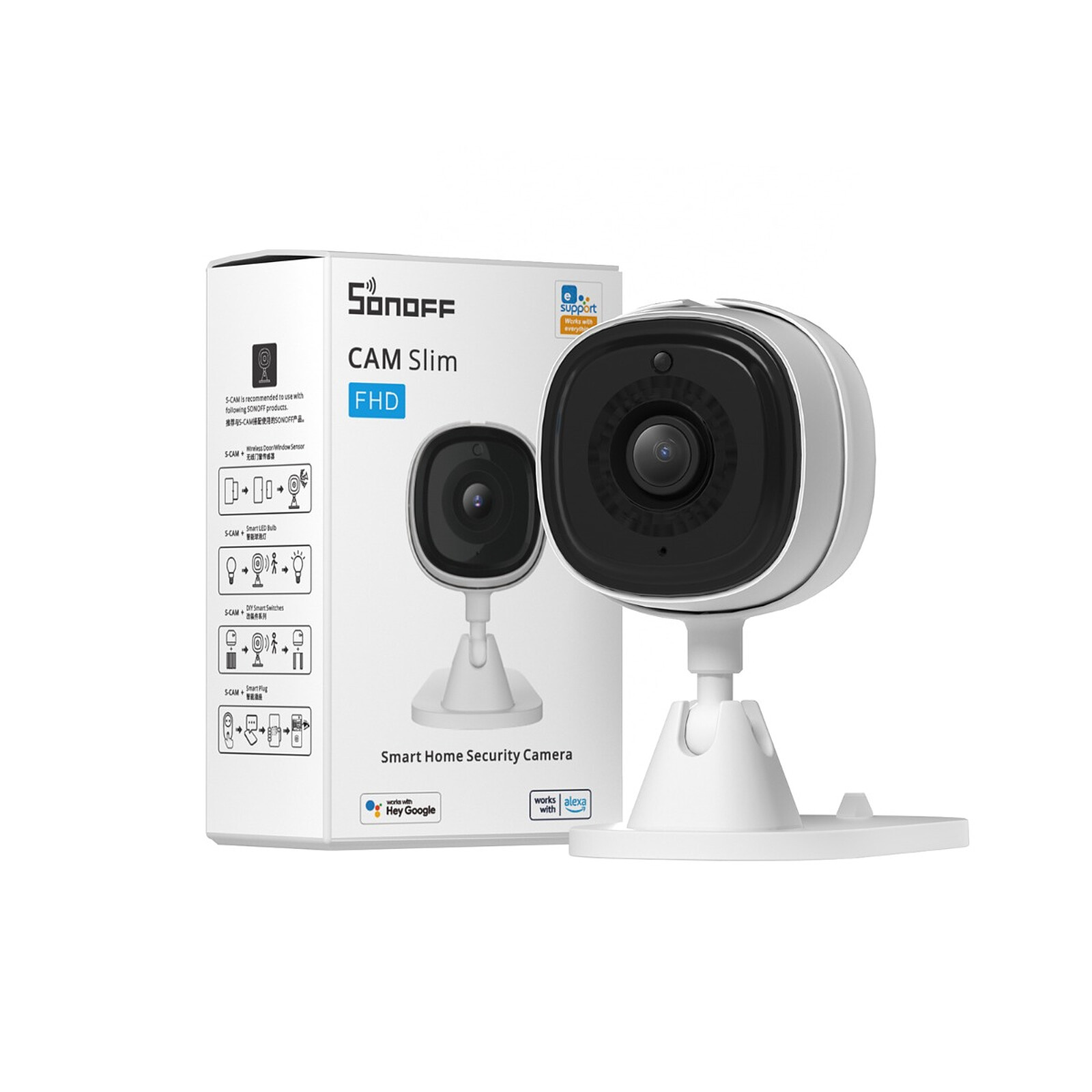 Camera Surveillance Wifi Intérieur 1080P Caméra IP Avec