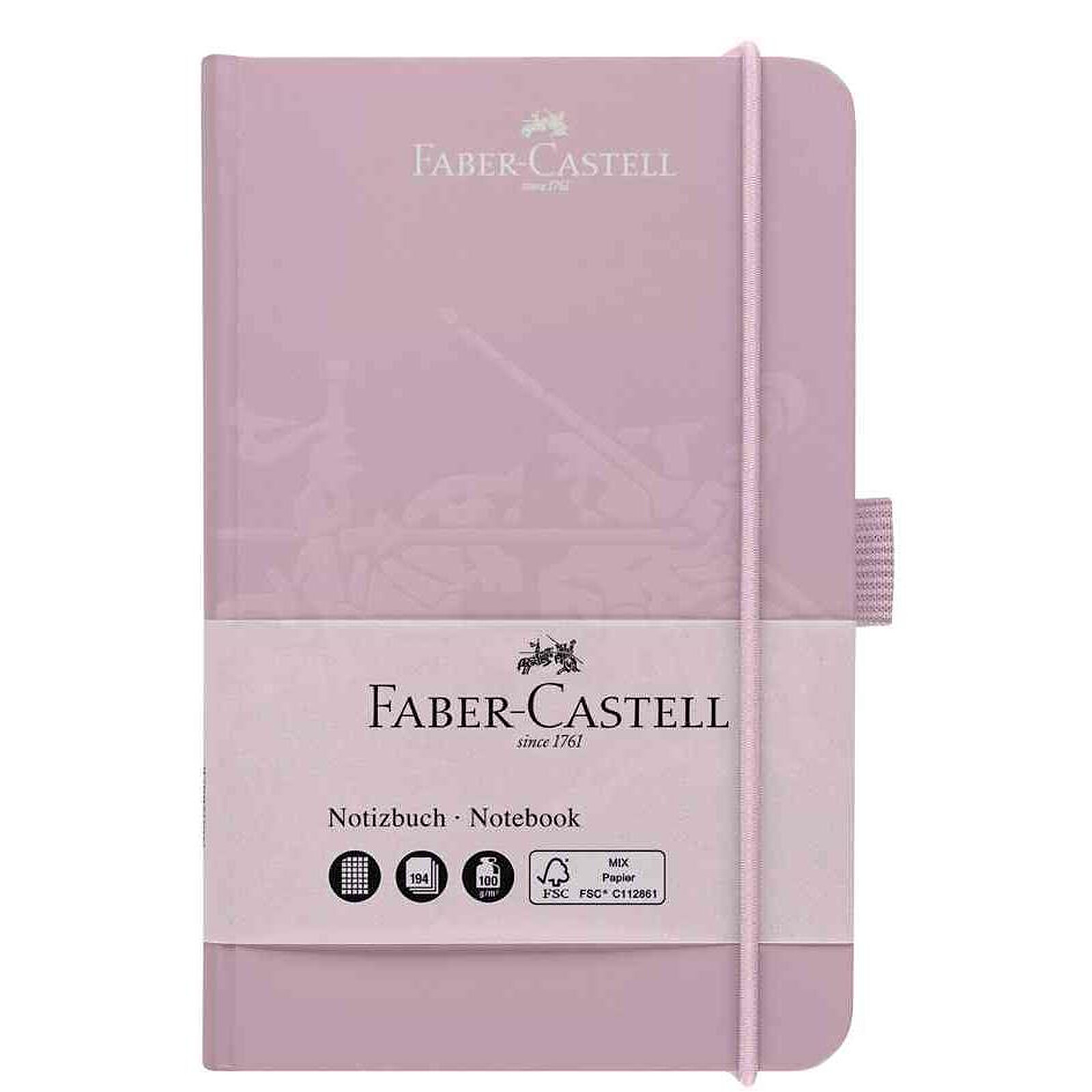 FABER-CASTELL Carnet, A6, quadrillé, rose - Carnet - LDLC