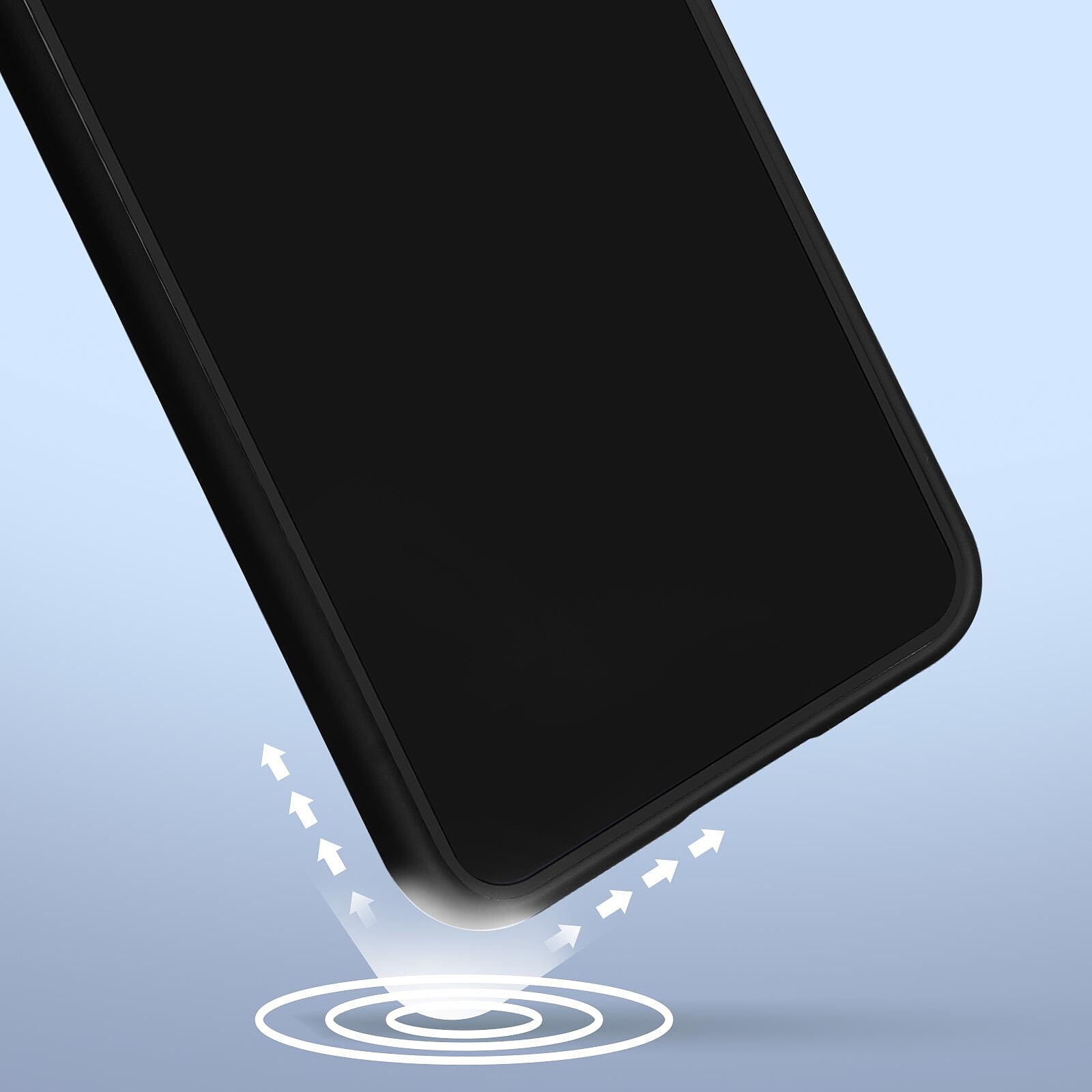 iPhone Xr Coque Liquid Silicone Soft Touch - Noir