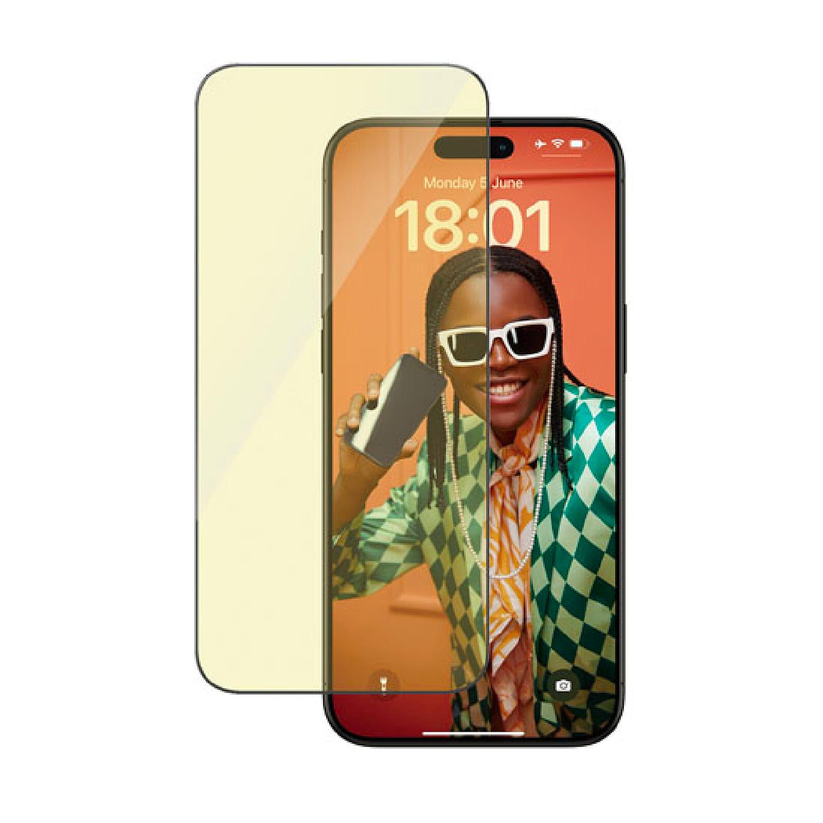 QDOS OptiGuard Eco Glass Plus iPhone 15 Pro Max (Transparent/Noir) -  Protection écran - LDLC