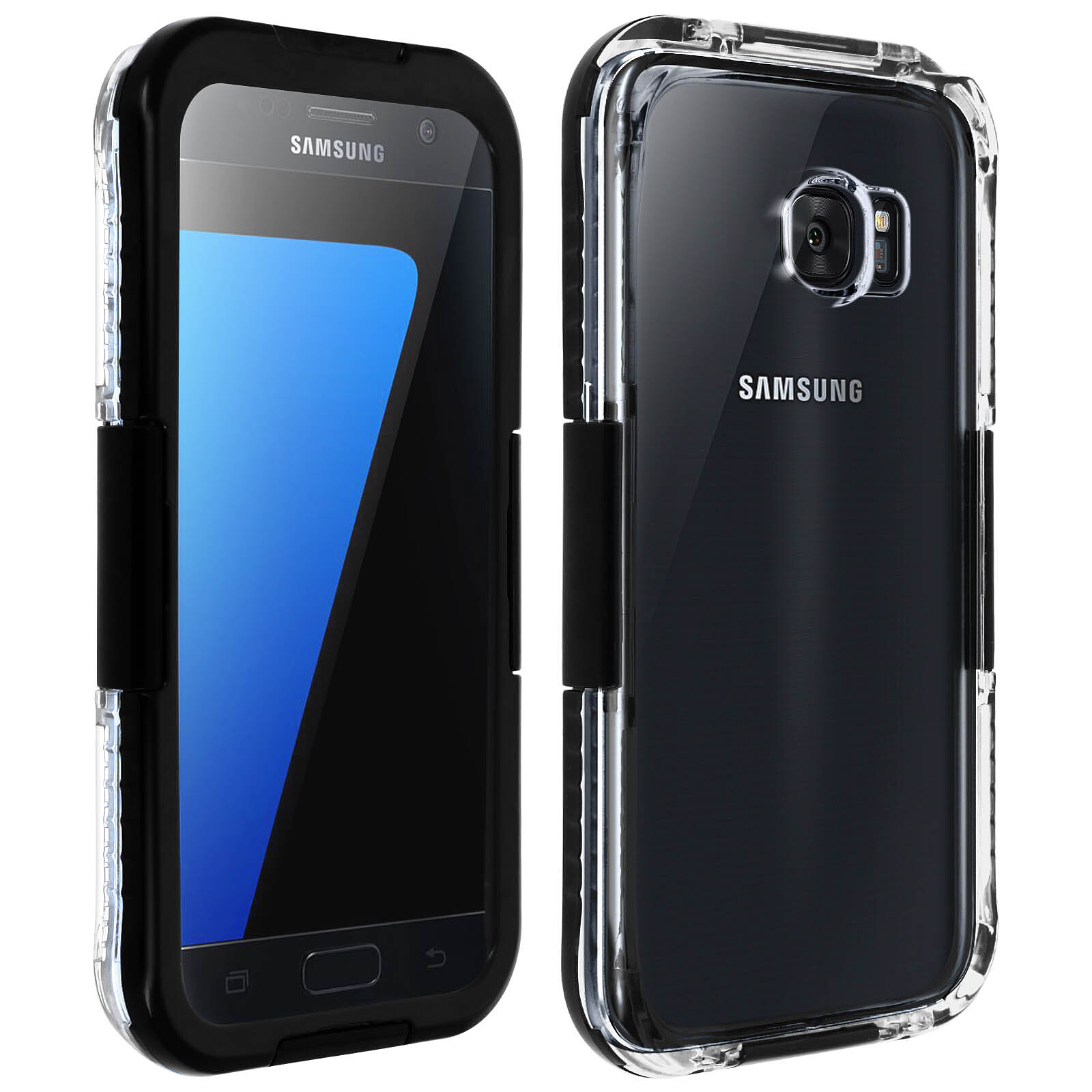 Avizar Coque étanche Noir pour Samsung Galaxy S7 - Coque téléphone Avizar sur LDLC