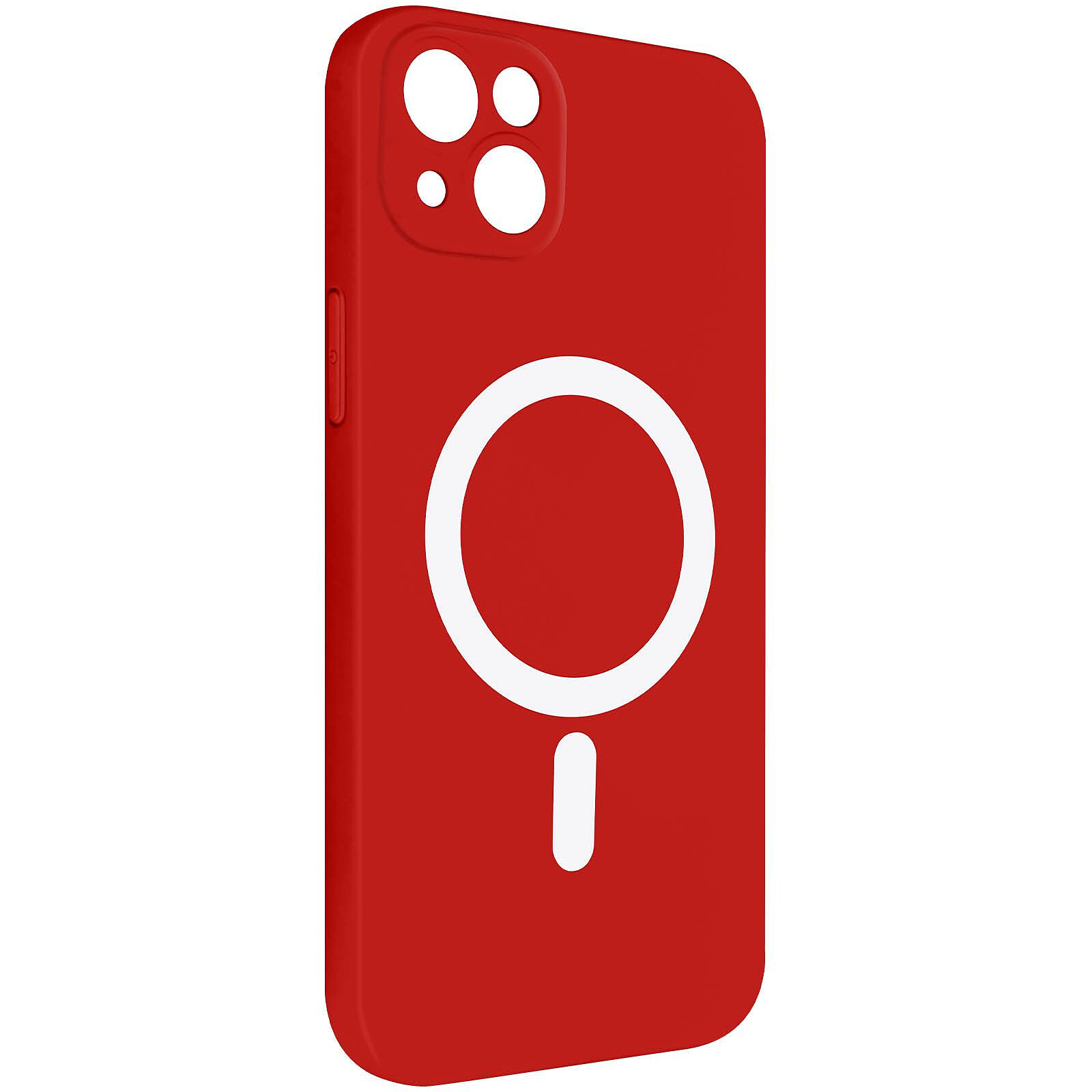 Avizar Coque MagSafe pour iPhone 14 Plus Soft Touch Finition Mate Bords  Surélevés rouge - Coque téléphone - LDLC