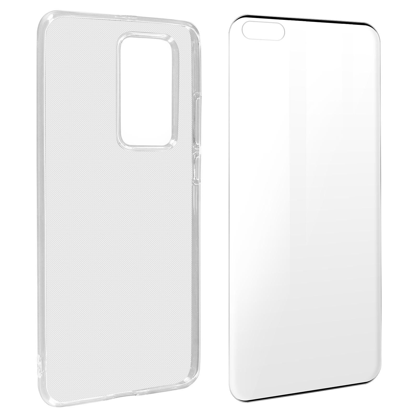 Avizar Coque pour Xiaomi Redmi Note 12 Pro Souple Noir et Verre Trempé 9H  Contour Noir - Coque téléphone - LDLC