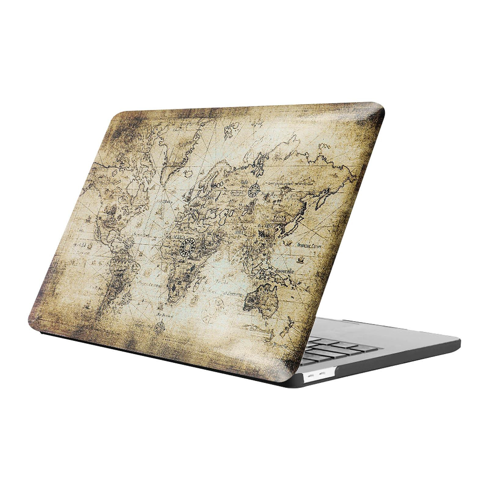Avizar Coque MacBook Air 13'' 2017 Rigide Ultra-Résistante Carte du Monde -  Beige - Sac, sacoche, housse - LDLC