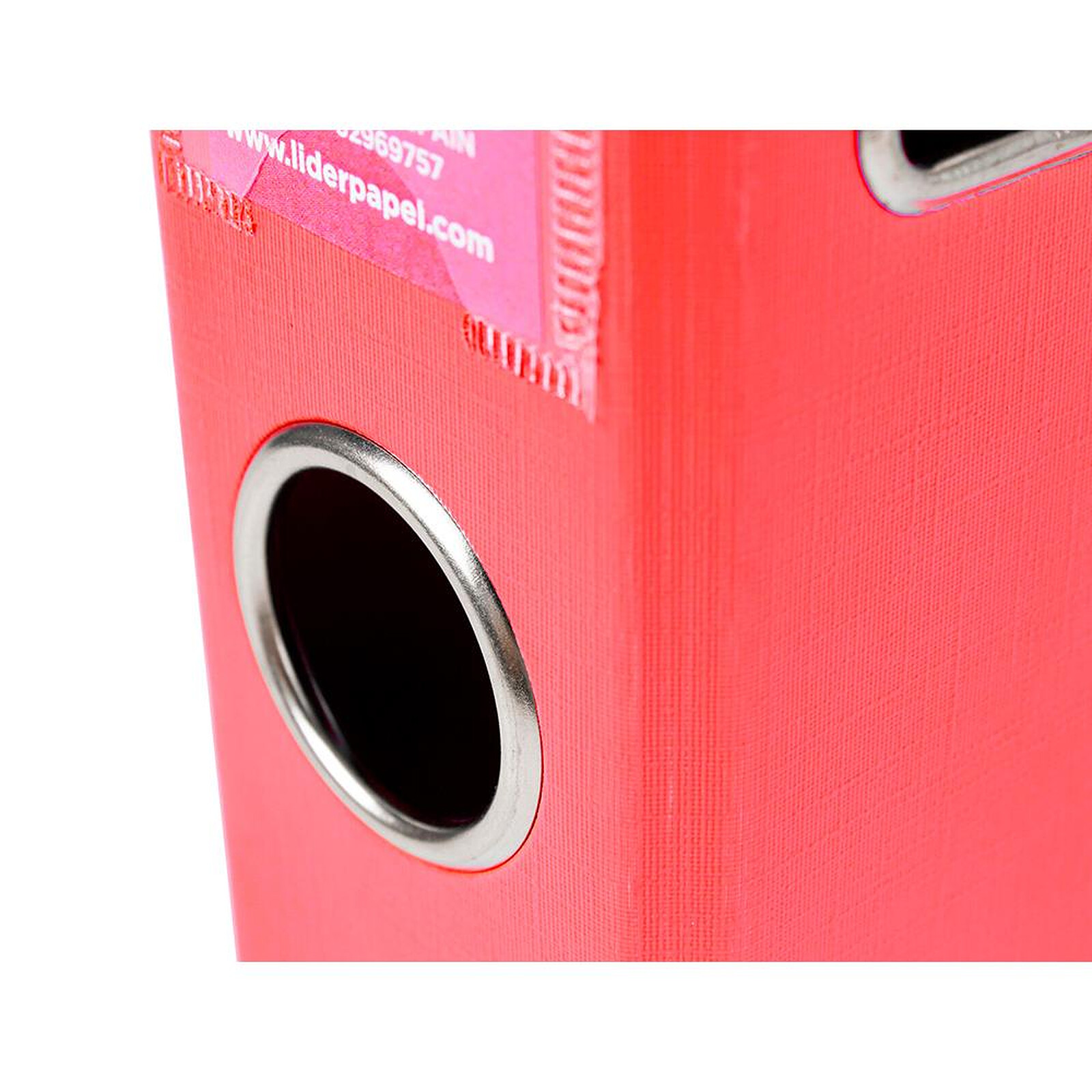 LIDERPAPEL Classeur levier A4 document carton rembordé 1,9mm dos 52mm rado  métallique Rouge x 25 - Classeur - LDLC