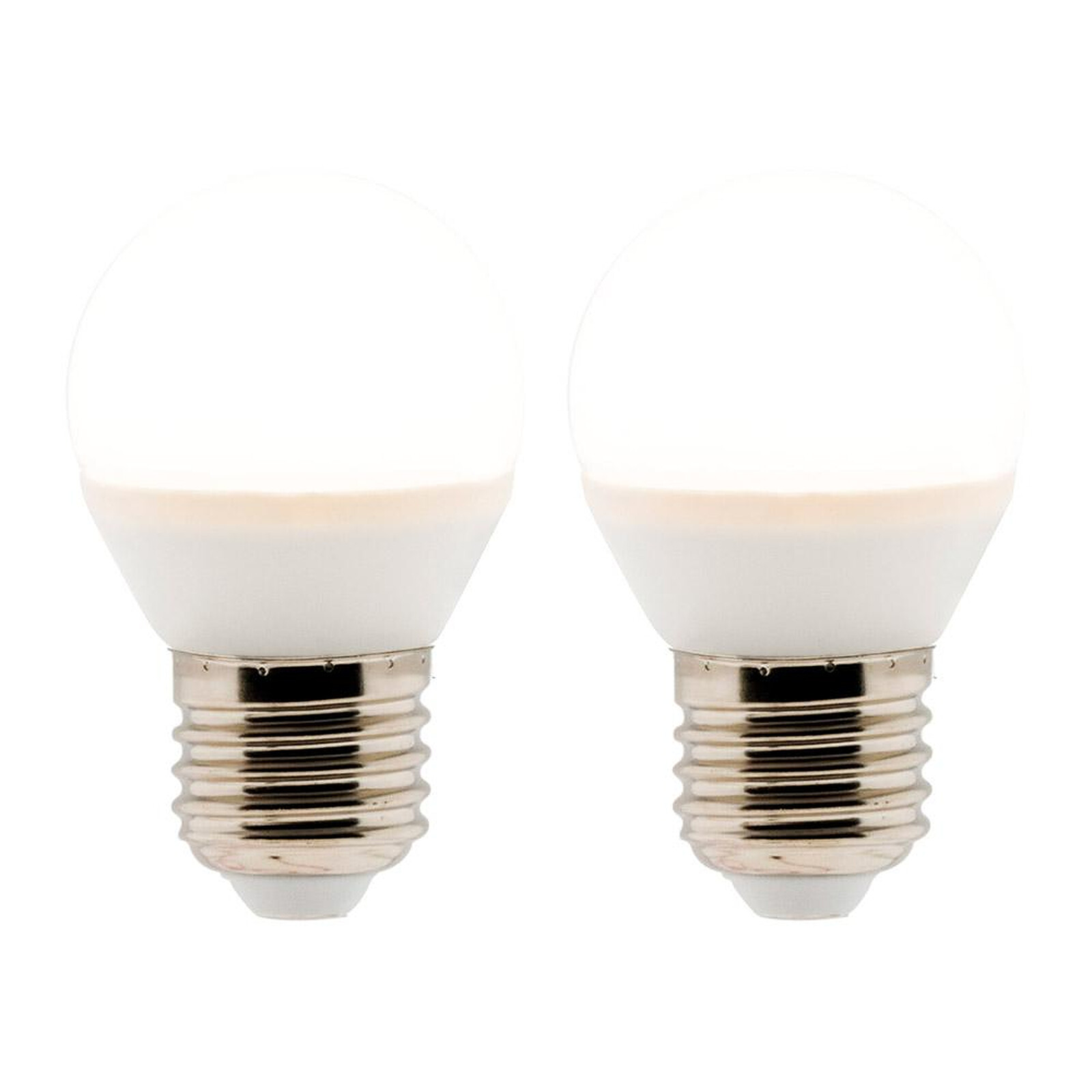 Lot de 2 Ampoules à filament LED Edison Ambrées, culot E27, 470 lumens,  Blanc chaud