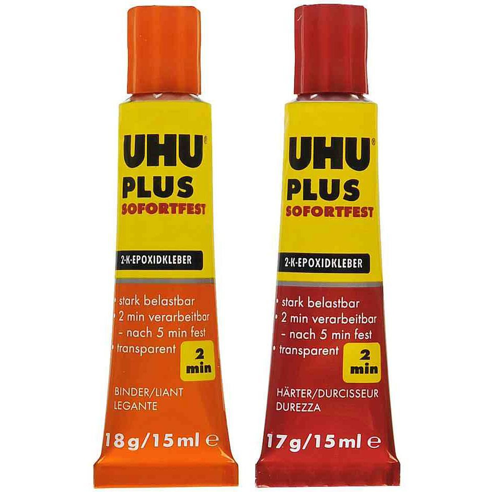 Lot de 2 tubes de colle liquide Uhu Flex and Clean 20g de UHU