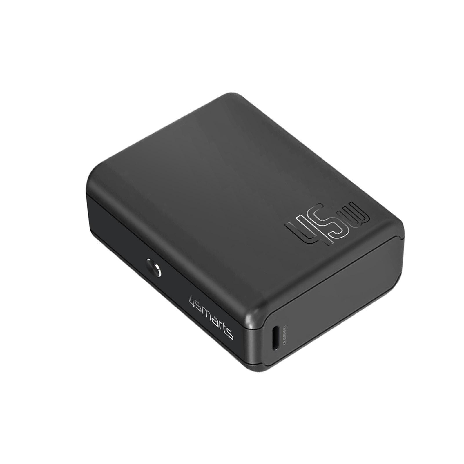 Powerbank 10000mAh 45W, Double Port USB-C - 4smarts Pocket Slim
