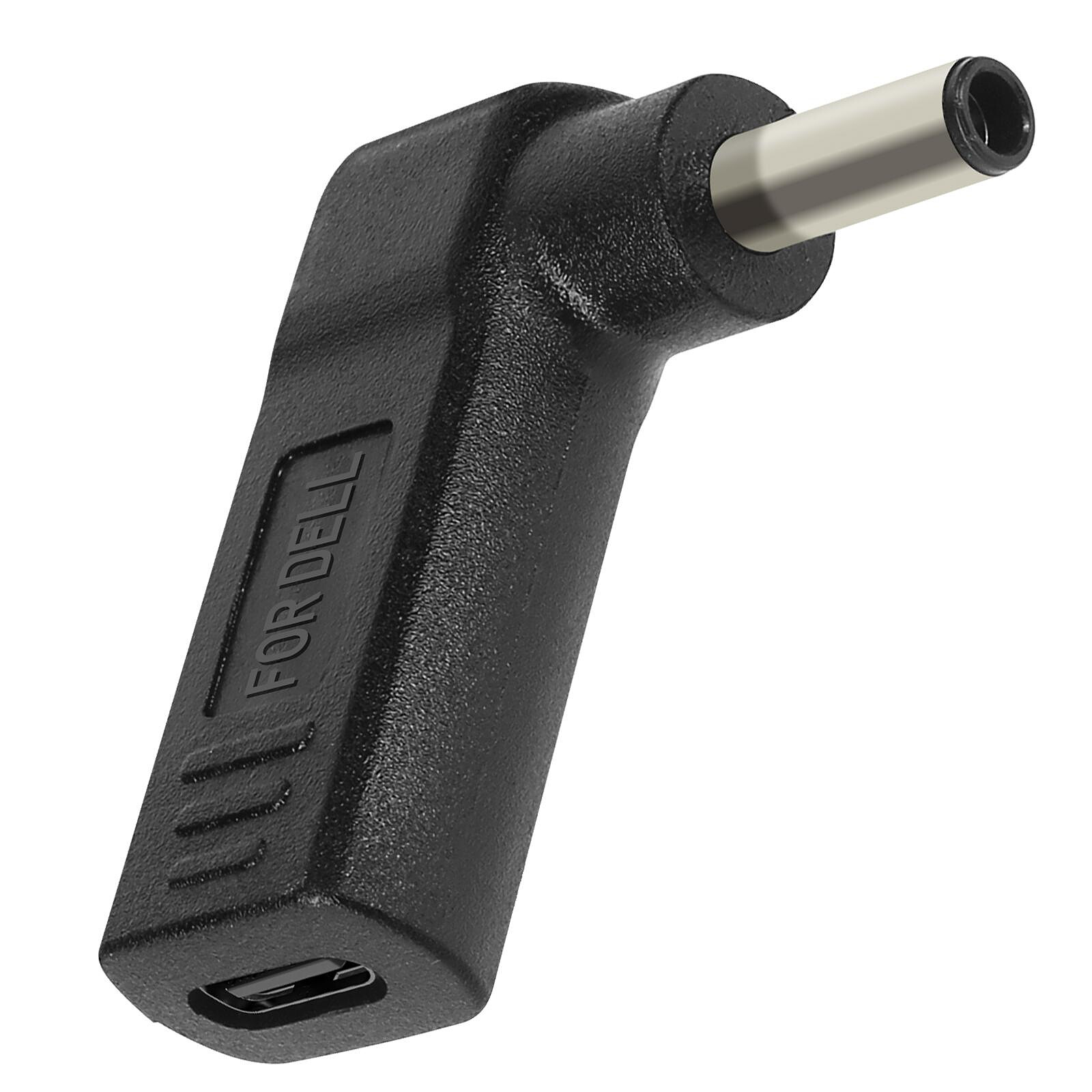 Avizar Adaptateur Charge DC 4,5 x 3,0 mm mâle Coudé vers Port USB-C femelle  Design Compact - Câble & Adaptateur - LDLC