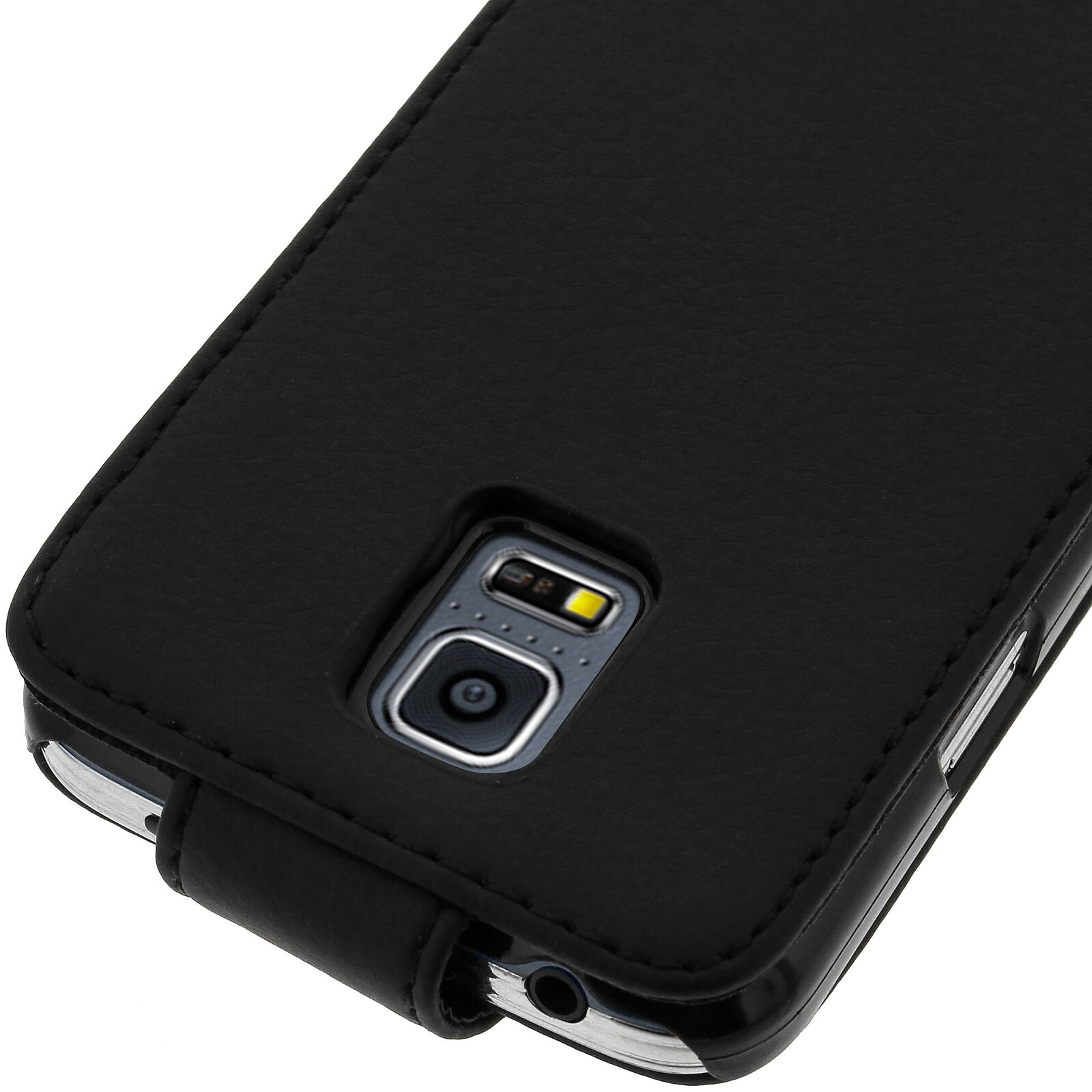 Avizar Etui à clapet Noir pour Samsung Galaxy S5 Mini