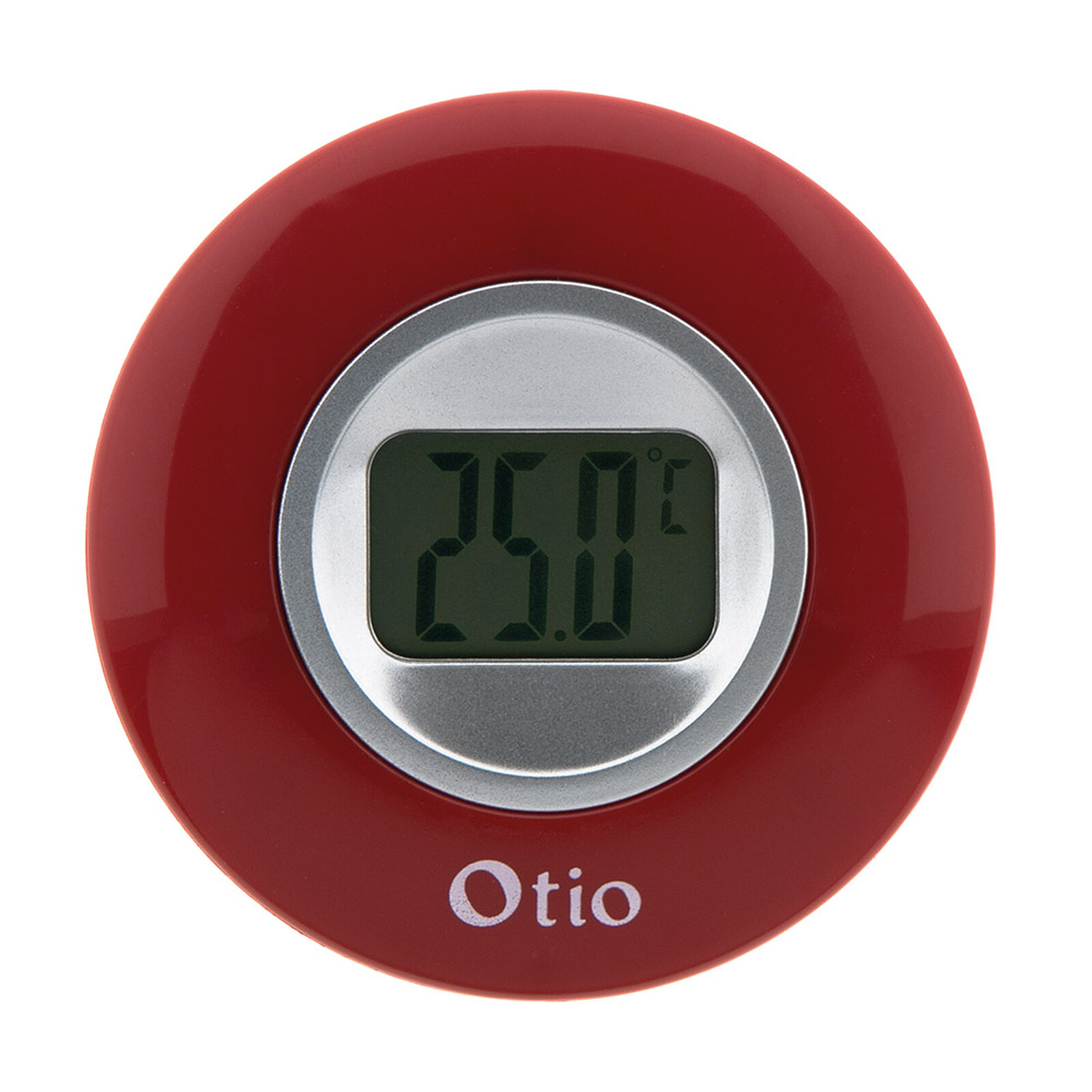 Thermomètre d'intérieur rouge - Otio - Station Météo - LDLC