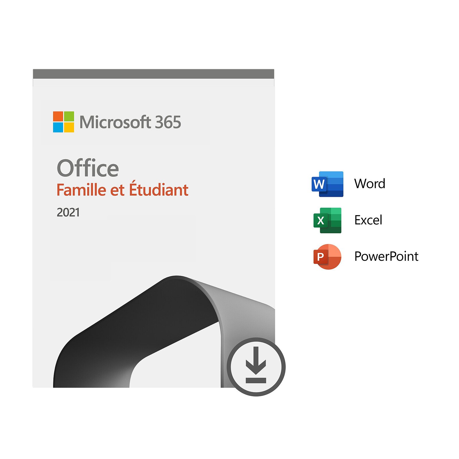 Microsoft Office 2021 Famille et Etudiant - Licence perpétuelle