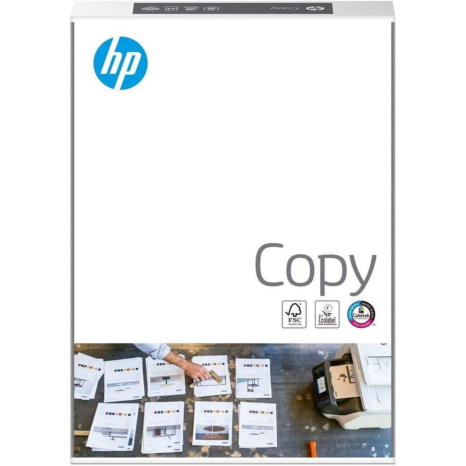 HP Ramette de 500 feuilles COPY A4 80g - Eco label - blanc - Ramette de  papier - LDLC