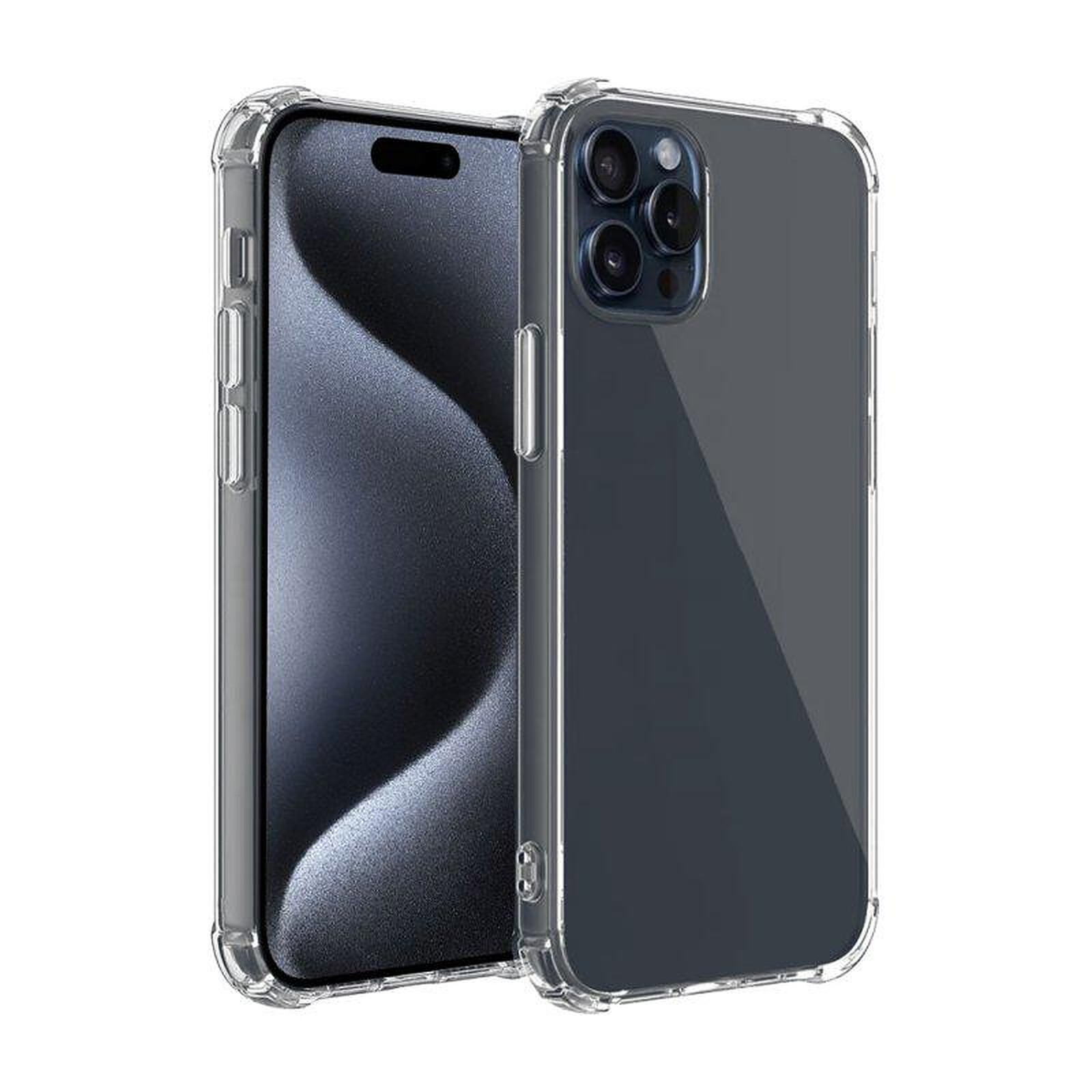 Evetane Coque iPhone 13 Mini Antichoc Silicone bords renforcés + 2 Vitres  en verre trempé Protection écran - Coque téléphone - LDLC