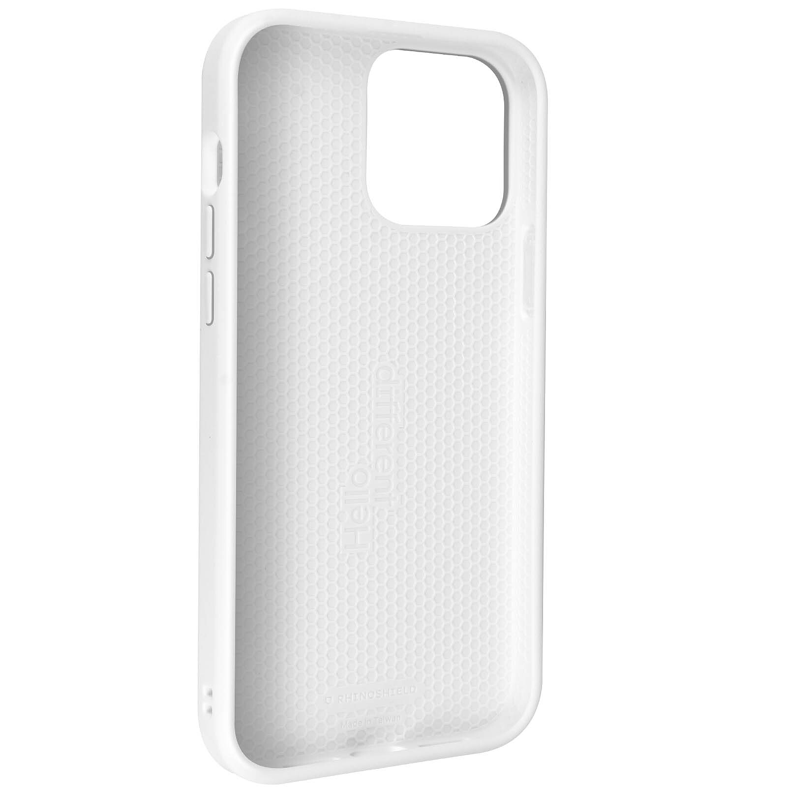 RhinoShield Coque pour iPhone 13 Antichoc Soft Touch SolidSuit Classic  Blanc - Coque téléphone - LDLC