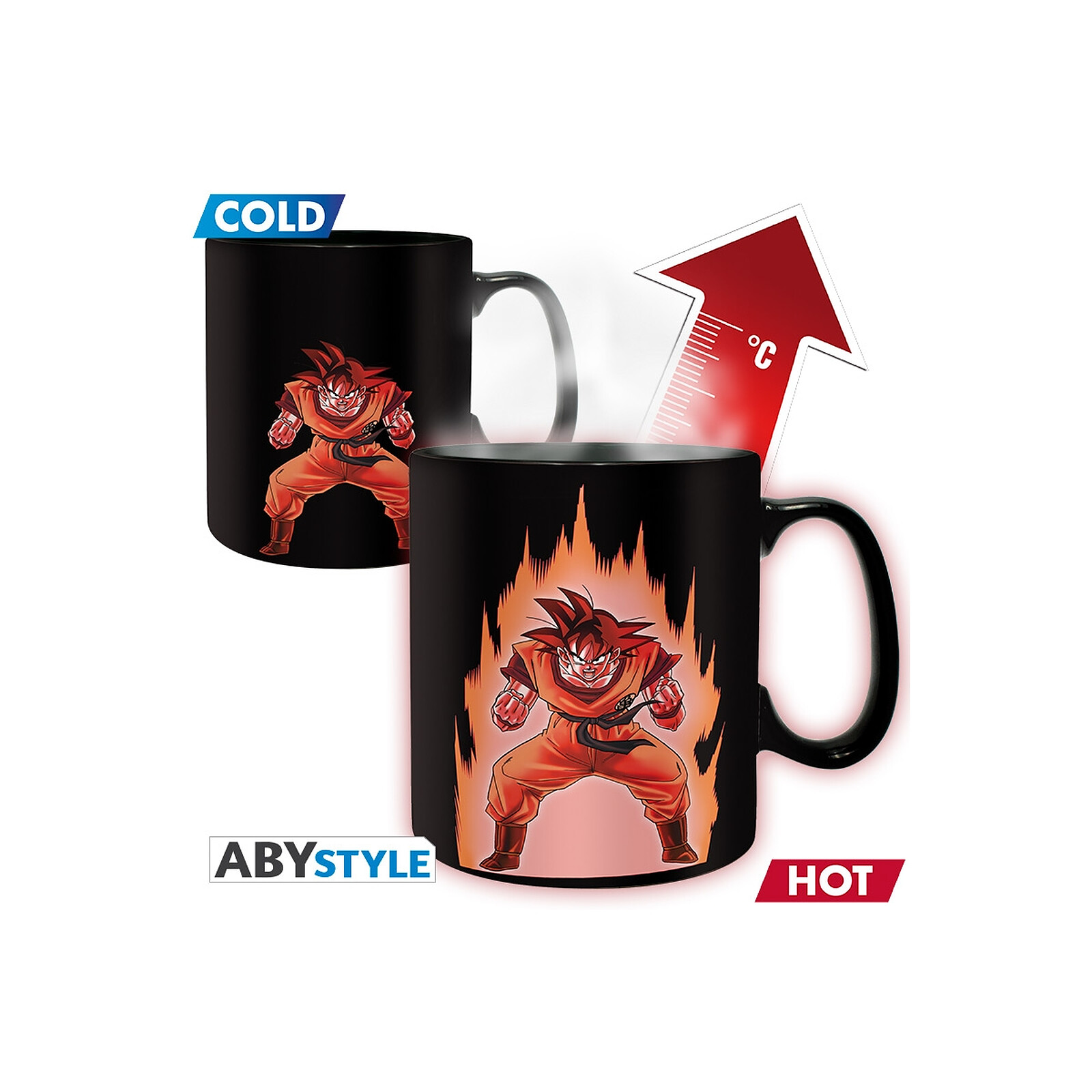 Dragon Ball - Mug Heat Change Goku - Mugs Abystyle sur LDLC