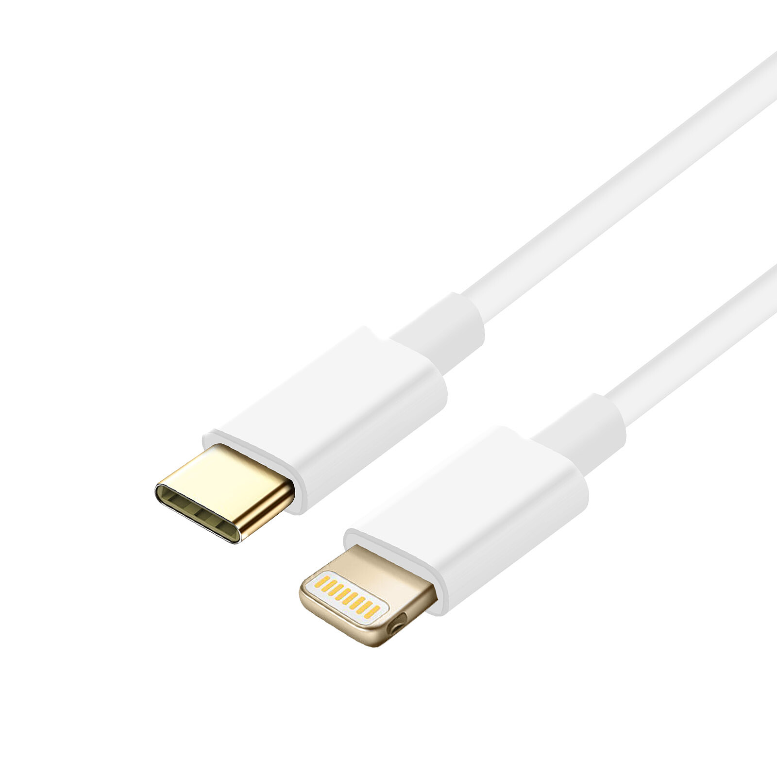 Avizar Câble USB-C vers Lightning Charge et Synchro Rapide Silicone  Résistant 1m Noir - Câble & Adaptateur - LDLC