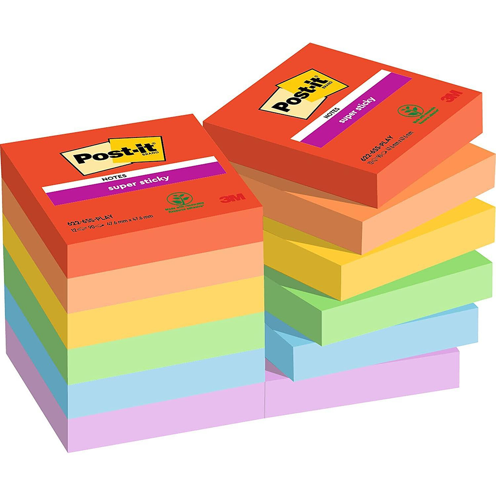 Collections couleurs Feuillets Post-it® 2022
