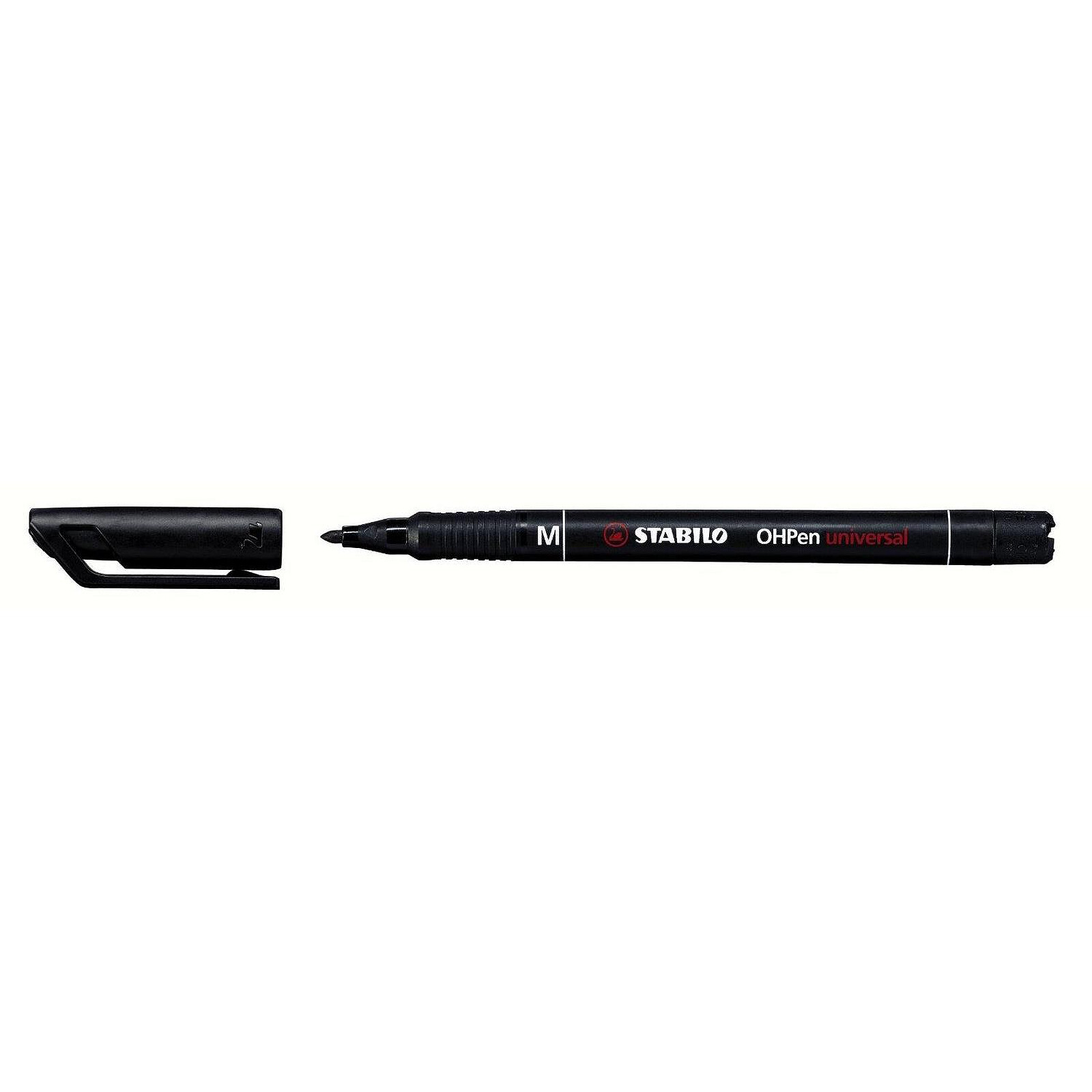 STABILO Stylo-feutre ohp pen permanent pointe moyenne 1mm encre indélébile  noir x 10 - Marqueur - LDLC