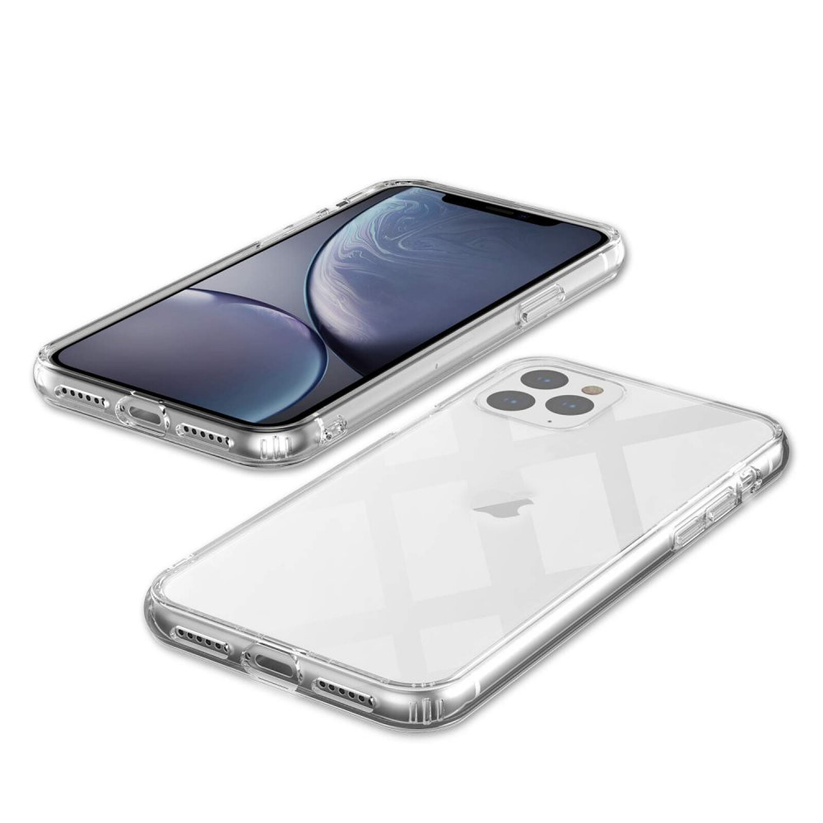Evetane Coque iPhone 11 Pro silicone transparente Motif transparente Motif  ultra resistant - Coque téléphone - LDLC