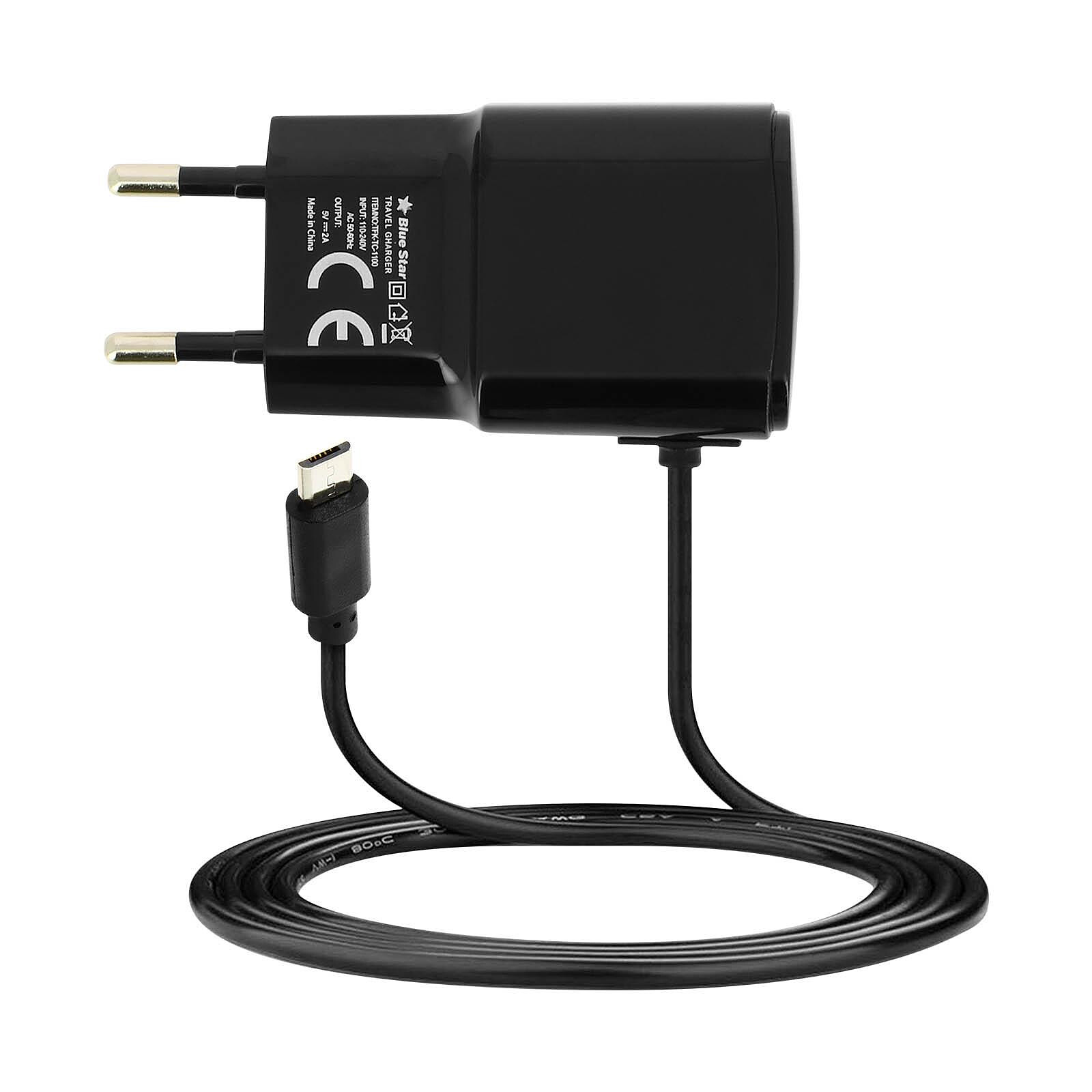 Avizar Chargeur Secteur 2A avec Connecteur Micro-USB Câble 120 cm