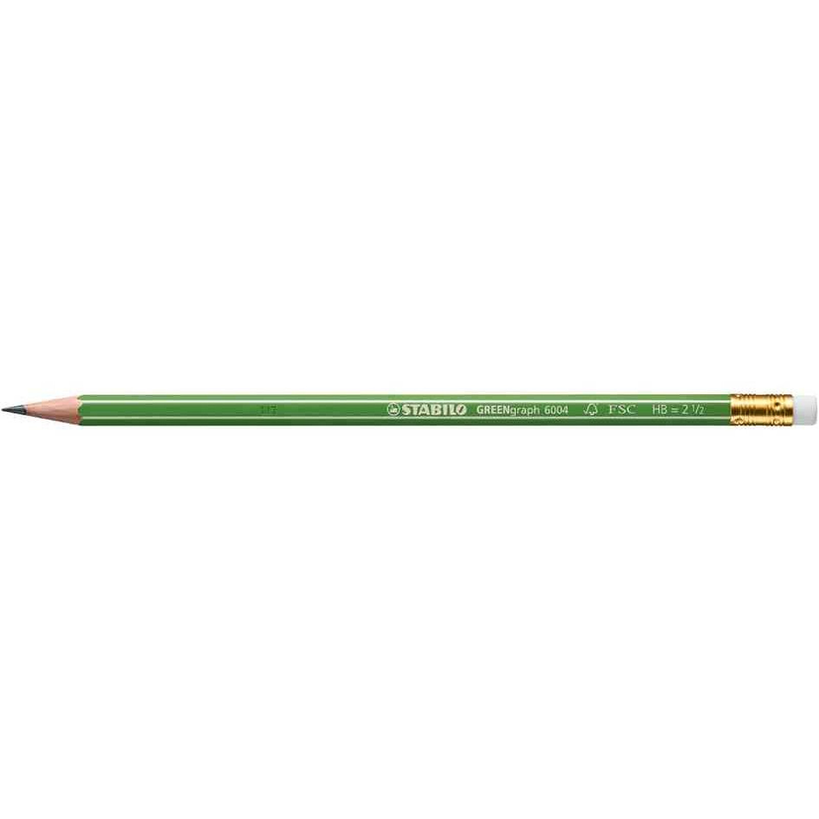 Orange STABILO pencil 160 Lot de 12 crayons graphite 2B avec bout gomme 