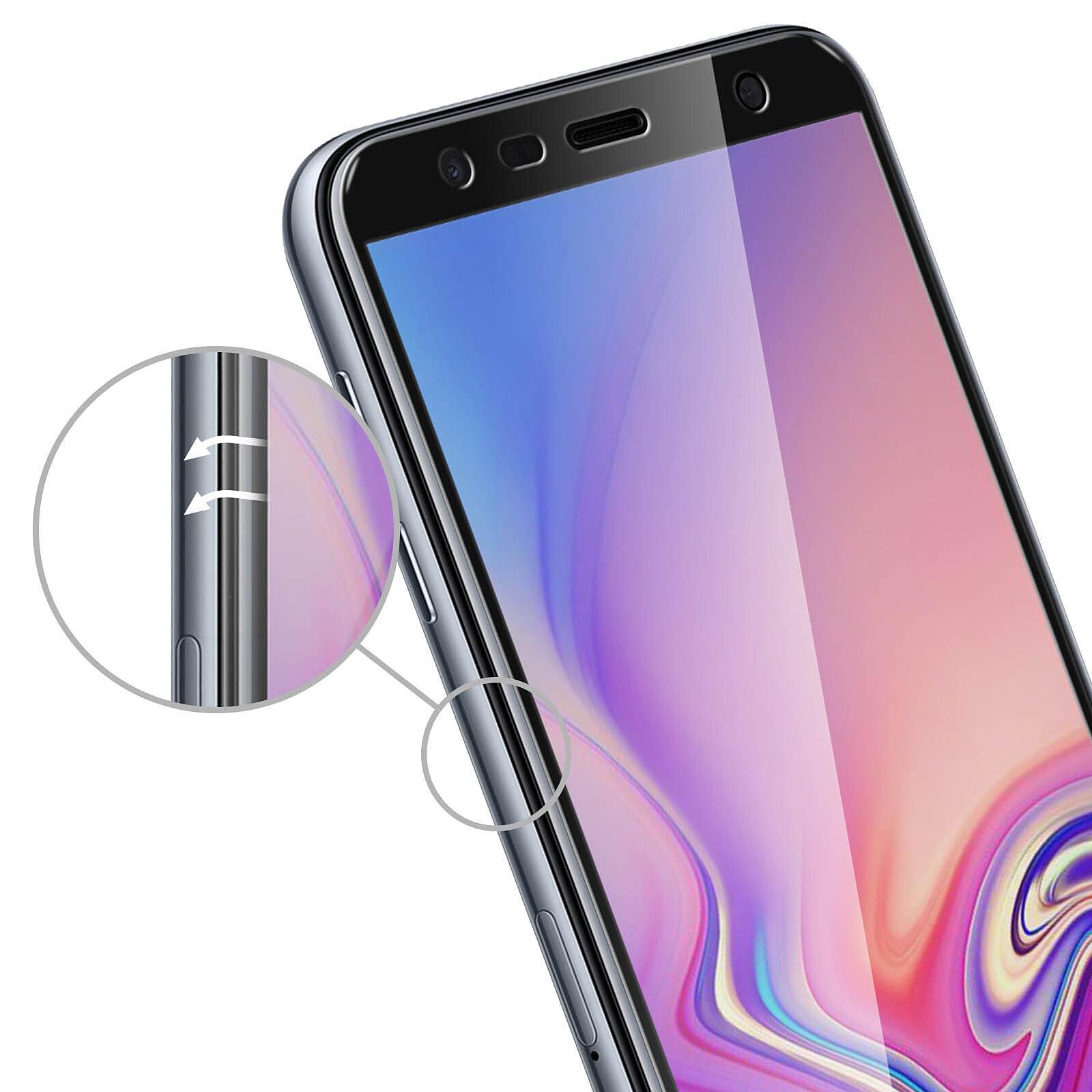 Vitre Protection Film Verre trempé écran pour Samsung J6 2018 J6+ Coque  Silicone