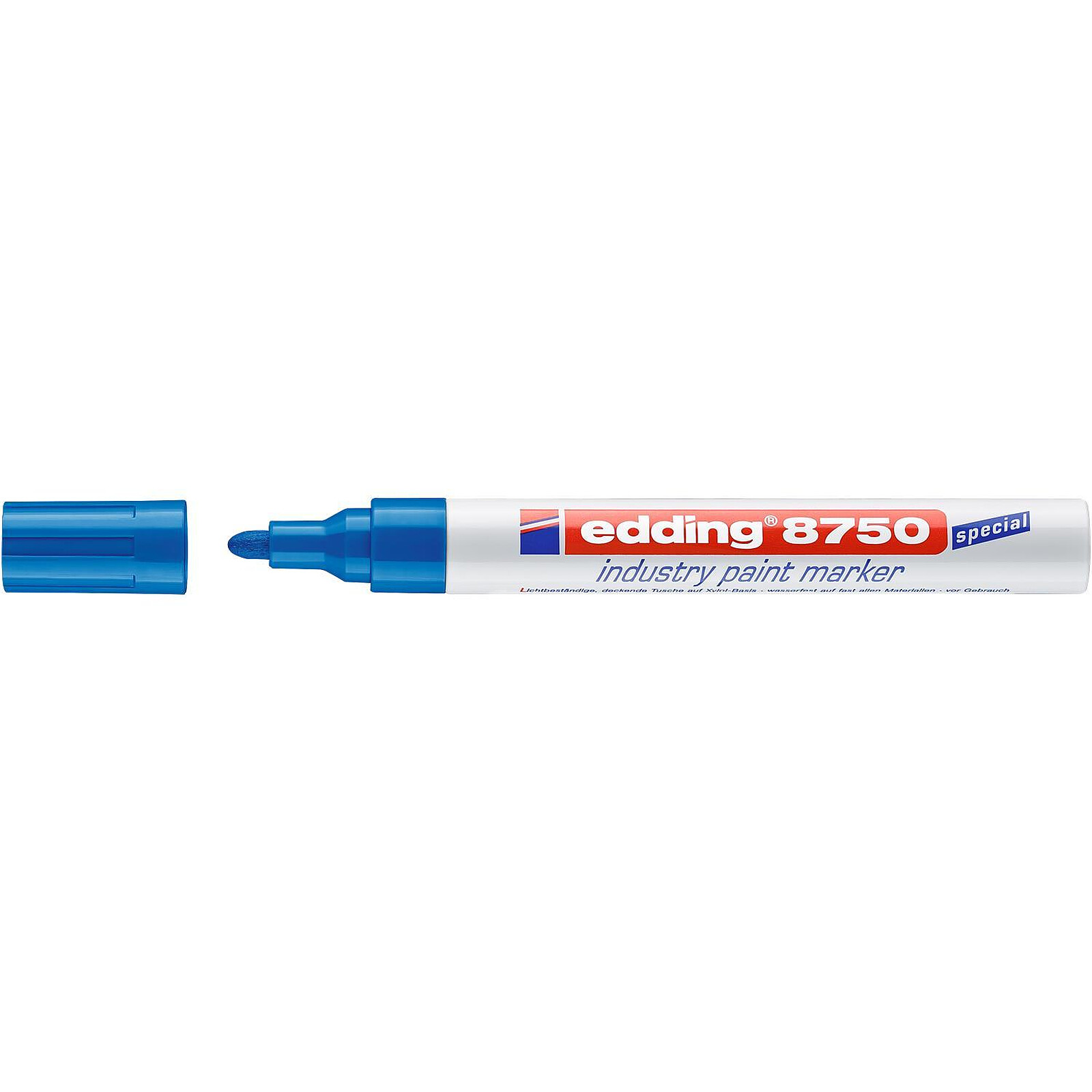 EDDING Marqueur Peinture 8750 Spécial Industrie Bleu 2-4 mm x 10 - Marqueur  - LDLC
