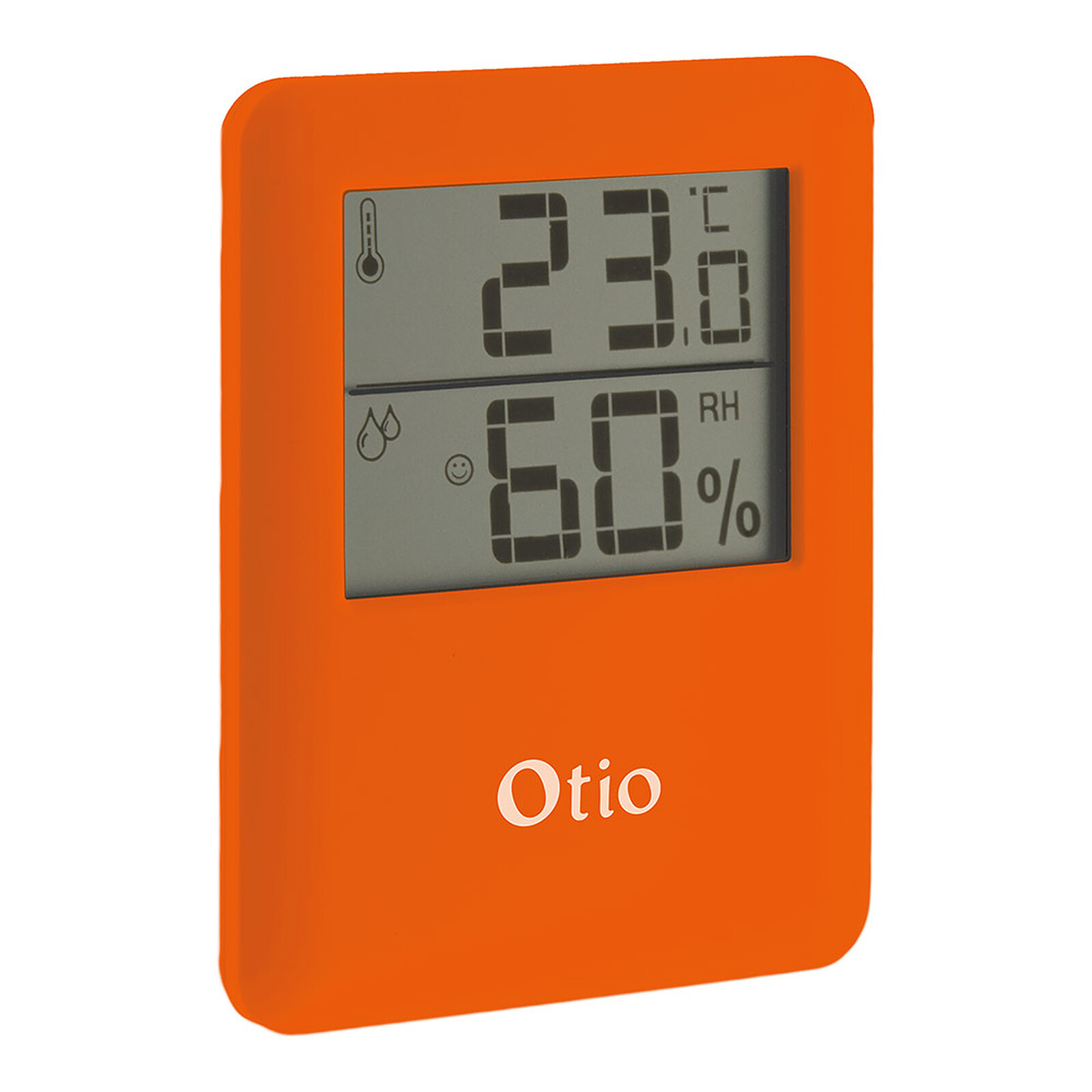 Thermomètre hygromètre magnétique orange - Otio - Station Météo - LDLC