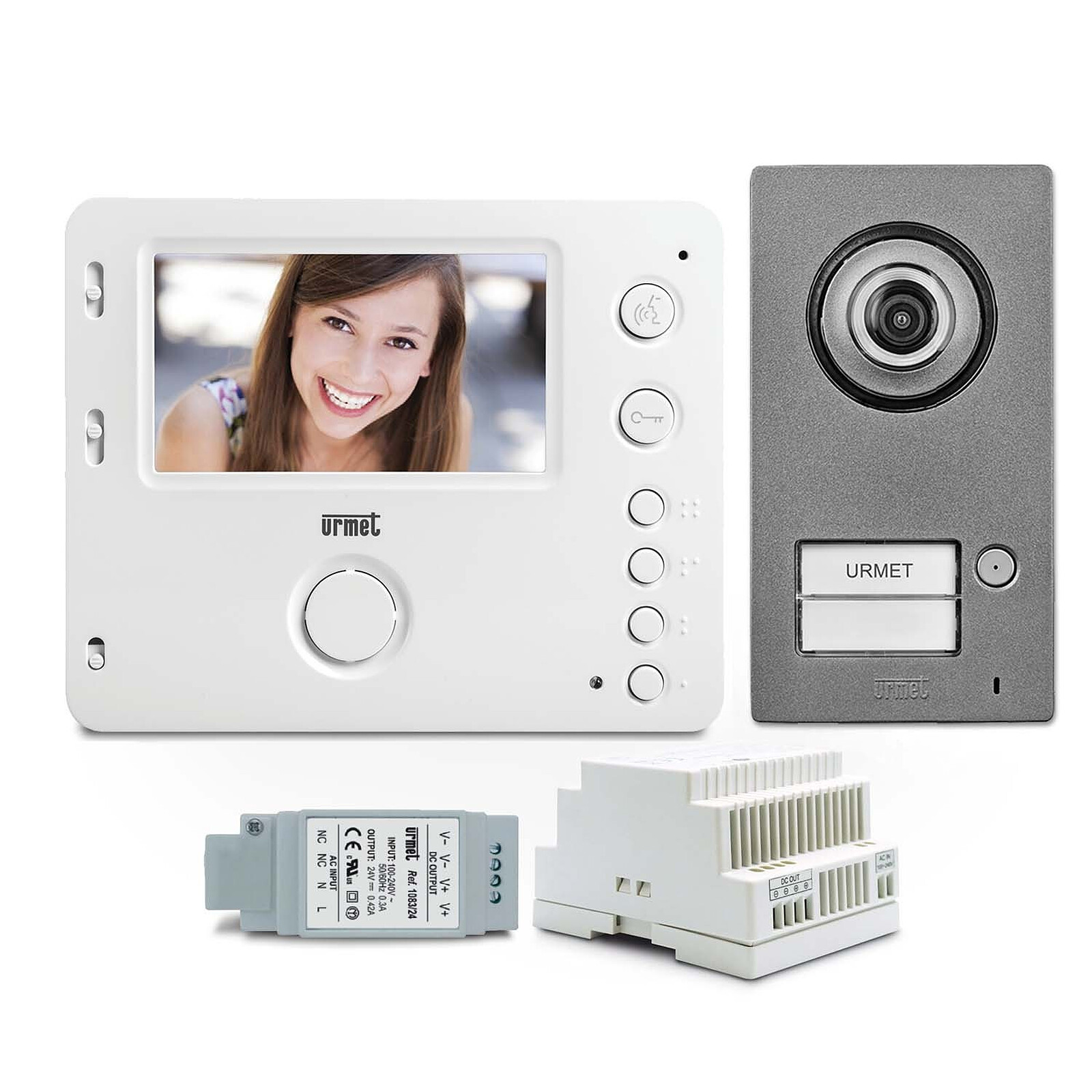 2N - Poste intérieur interphone vidéo avec écran couleur 4,3 Indoor  Compact - Interphone connecté - LDLC