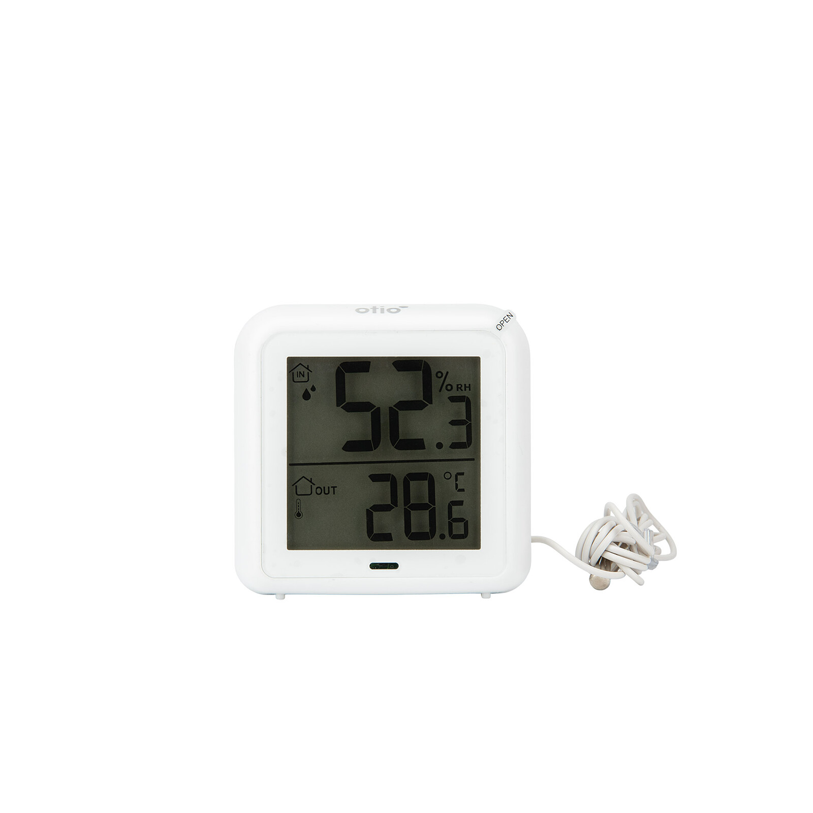 Thermomètre int/ext sans fil Blanc - Otio]