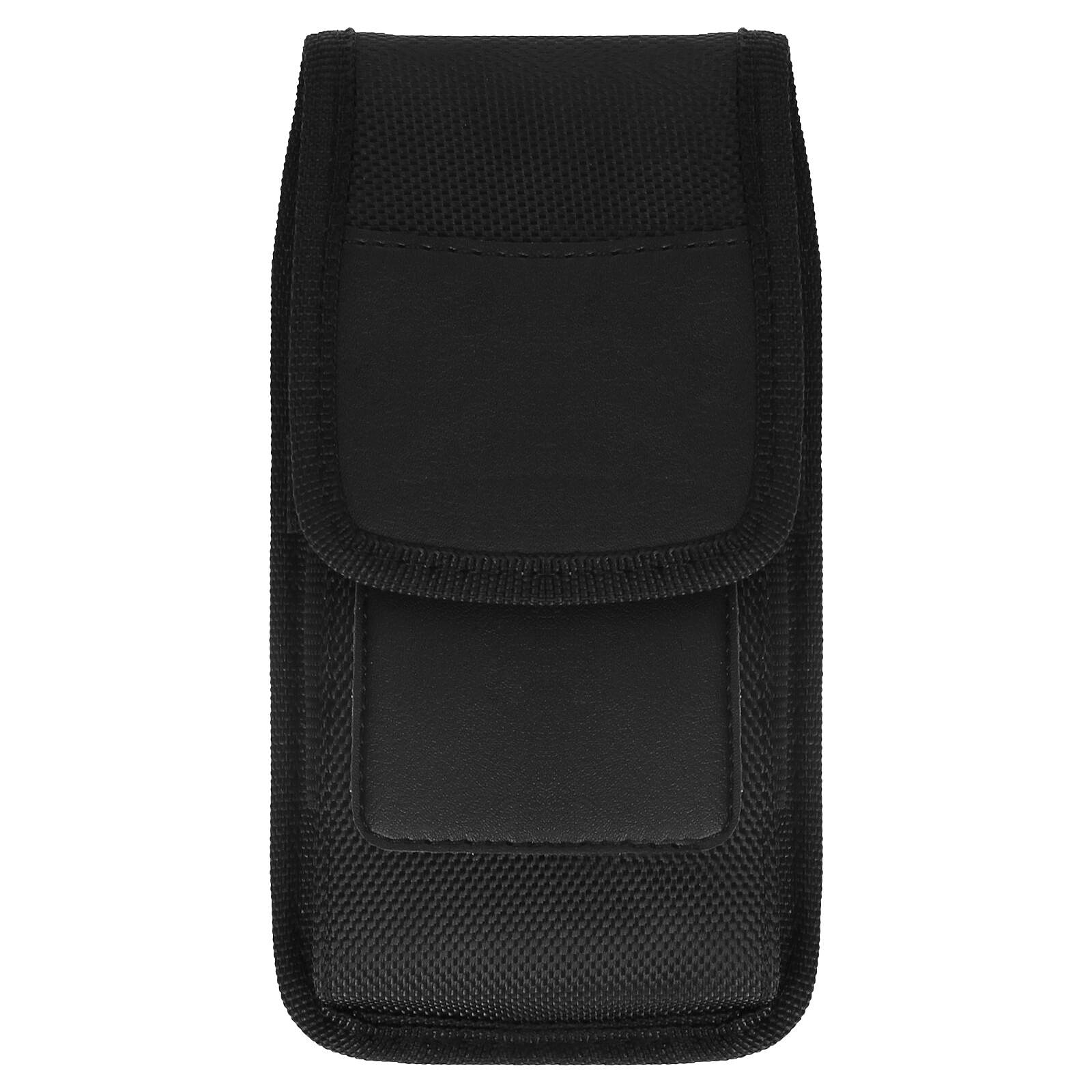 Étui ceinture vertical smartphone universel nylon mousqueton clip noir  BELT-POUCH - Conforama
