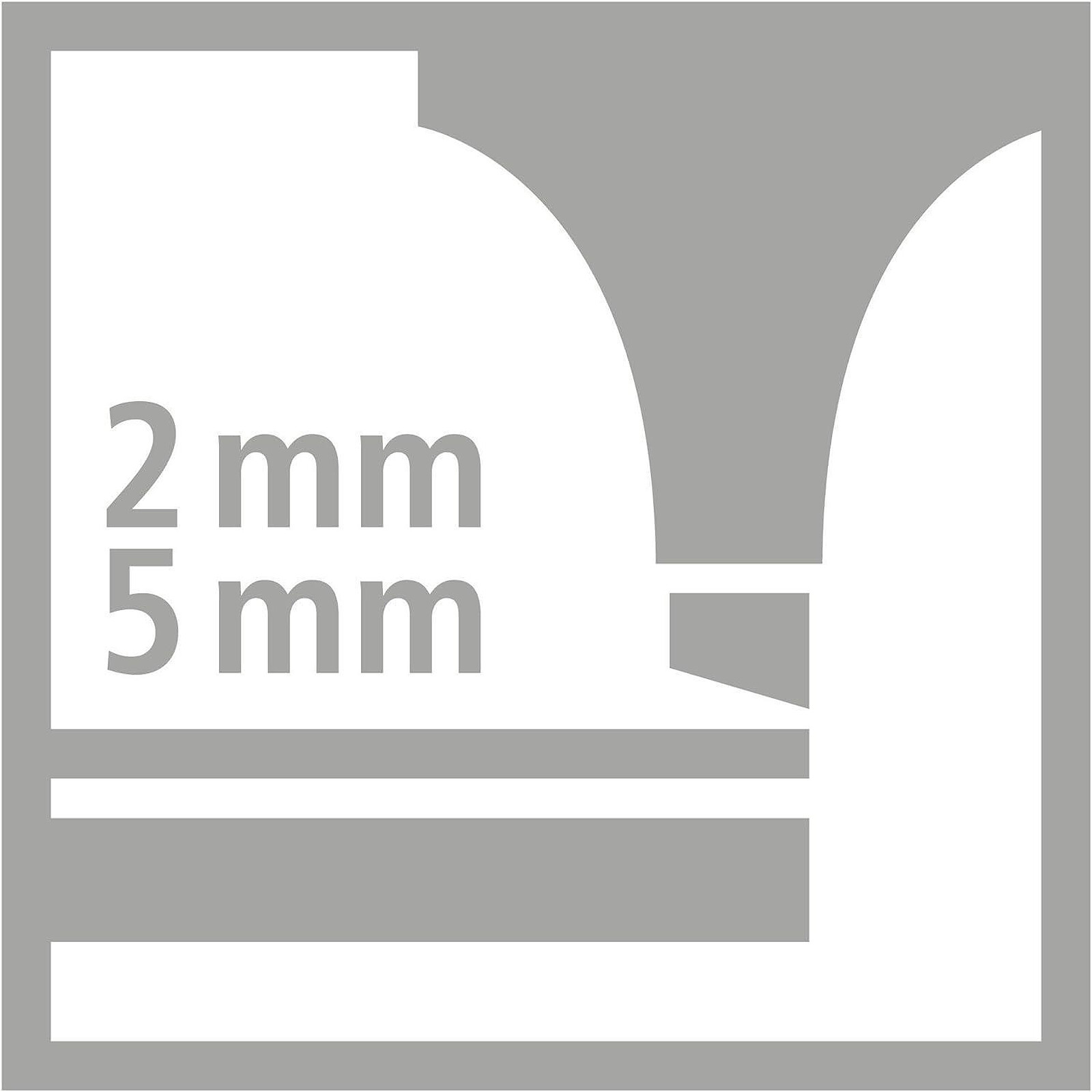 Surligneur STABILO BOSS tracé de 2 à 5 mm pointe biseautée jaune